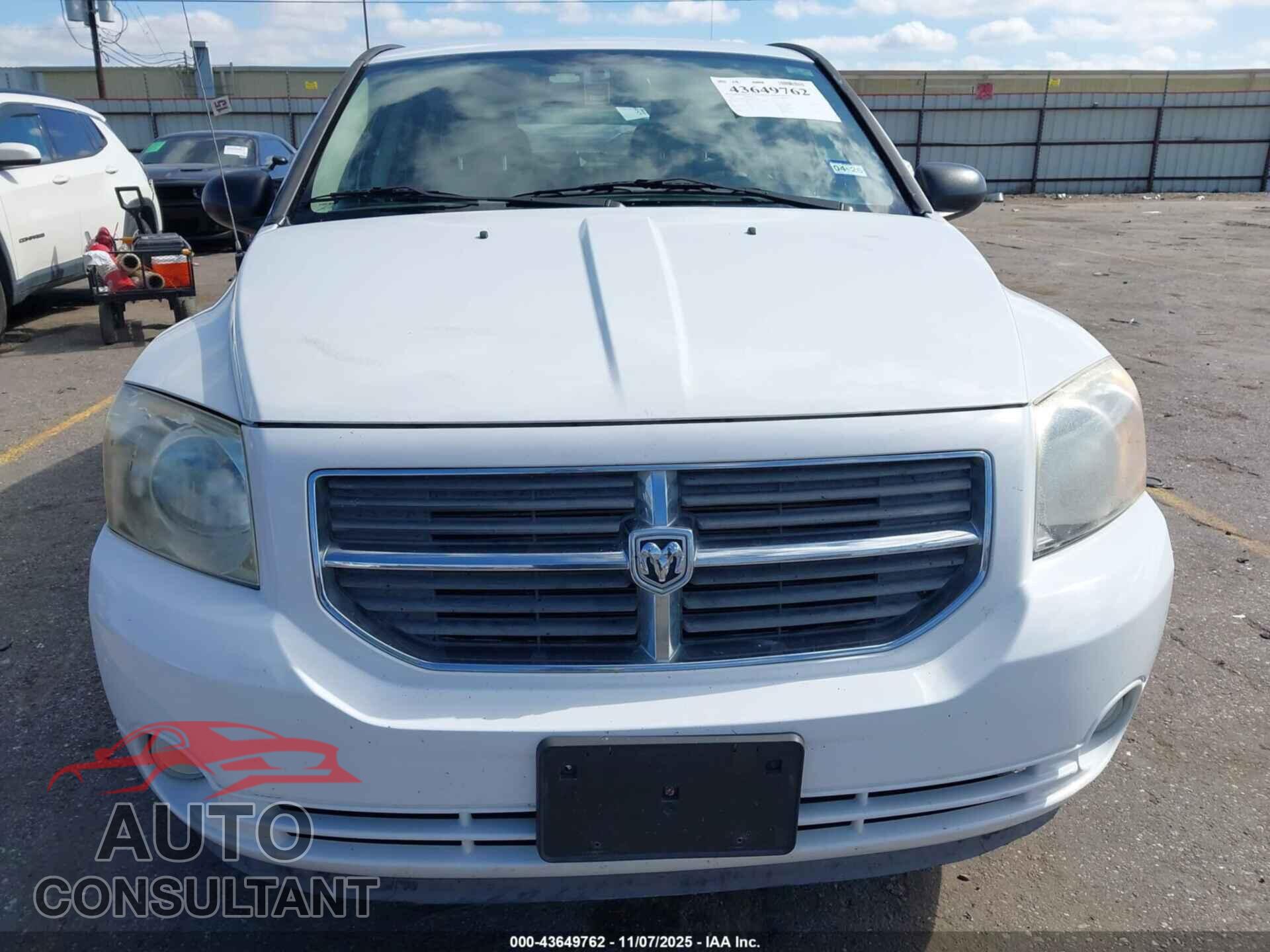DODGE CALIBER 2012 - 1C3CDWDA0CD535063
