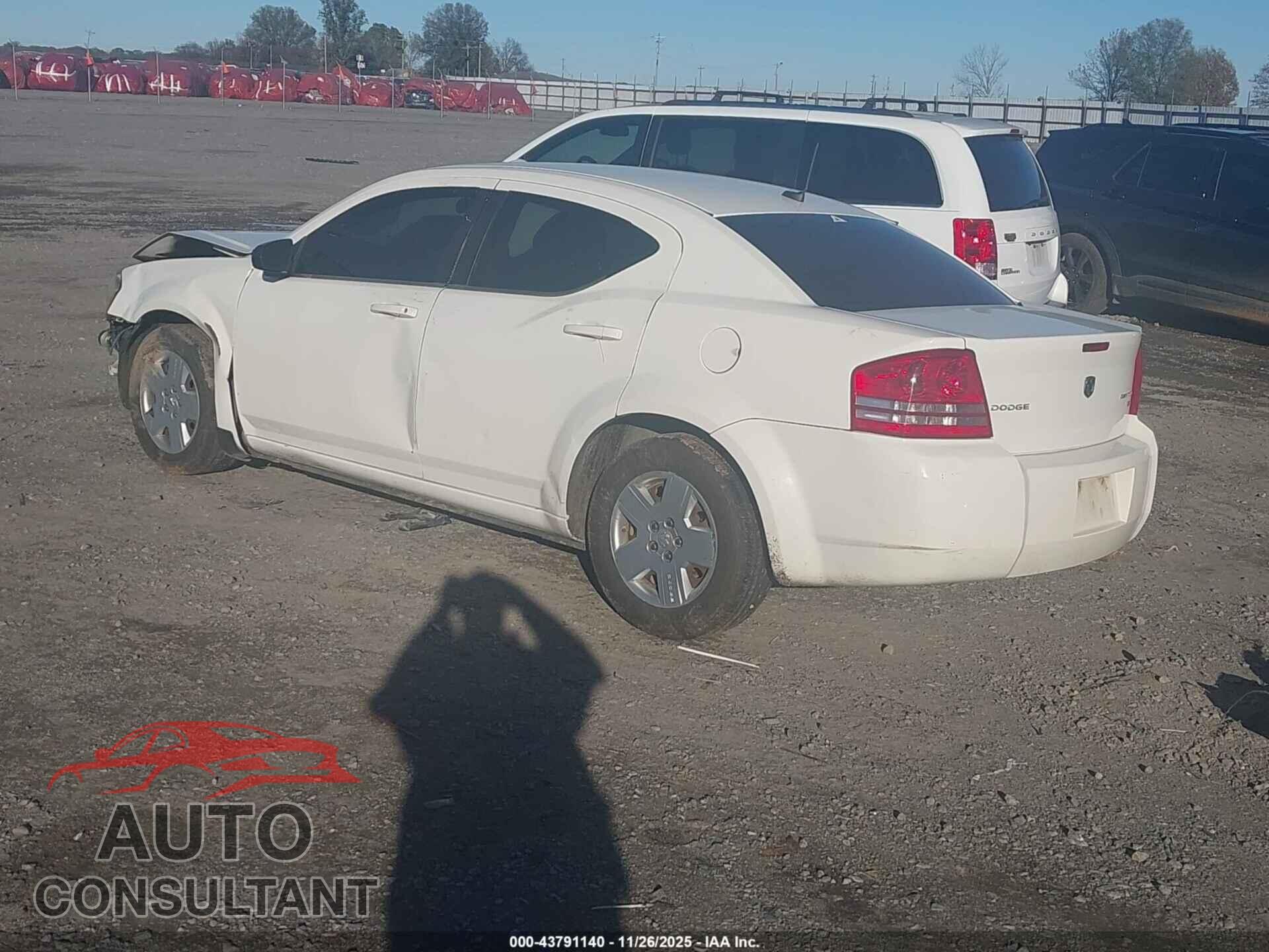 DODGE AVENGER 2010 - 1B3CC4FB7AN155462