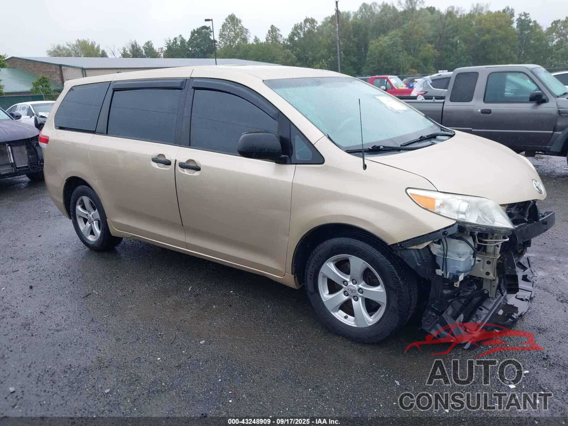 TOYOTA SIENNA 2011 - 5TDKA3DC9BS005743