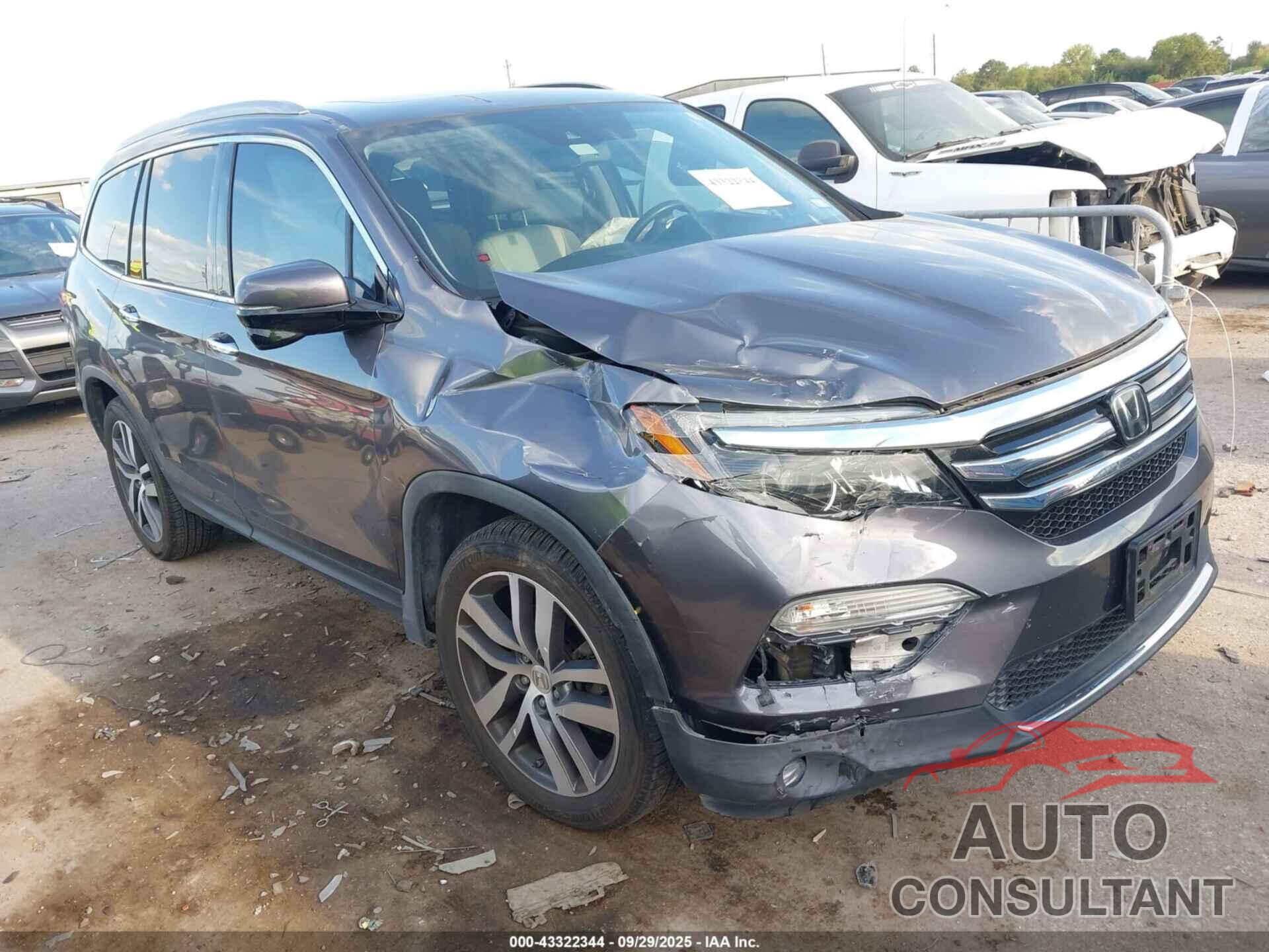 HONDA PILOT 2018 - 5FNYF5H92JB025812