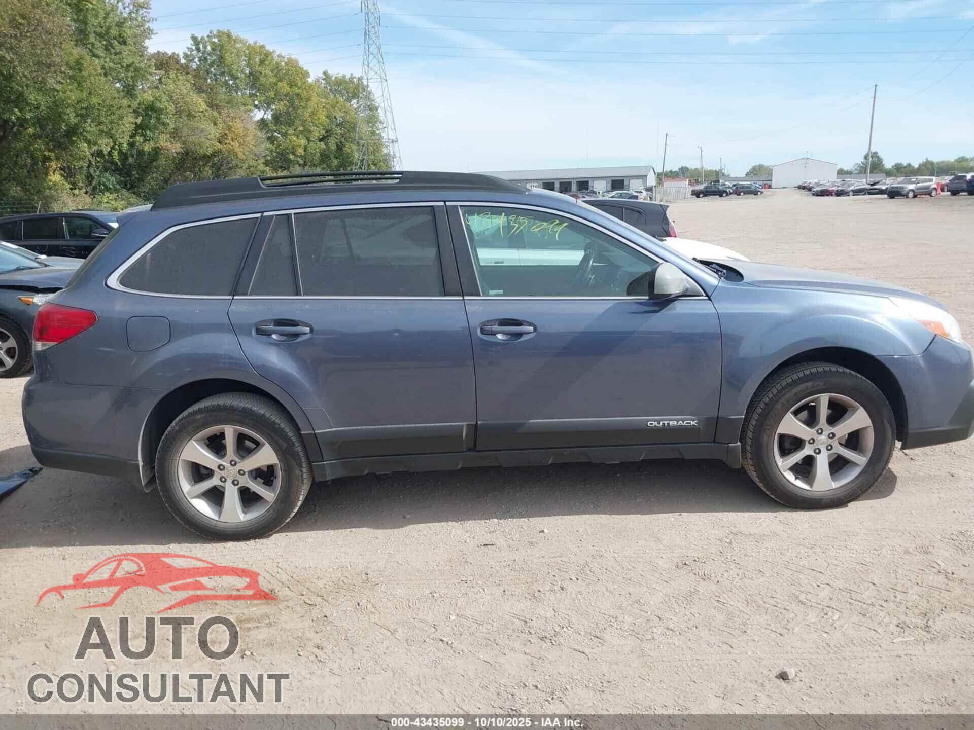 SUBARU OUTBACK 2014 - 4S4BRBLC8E3289324