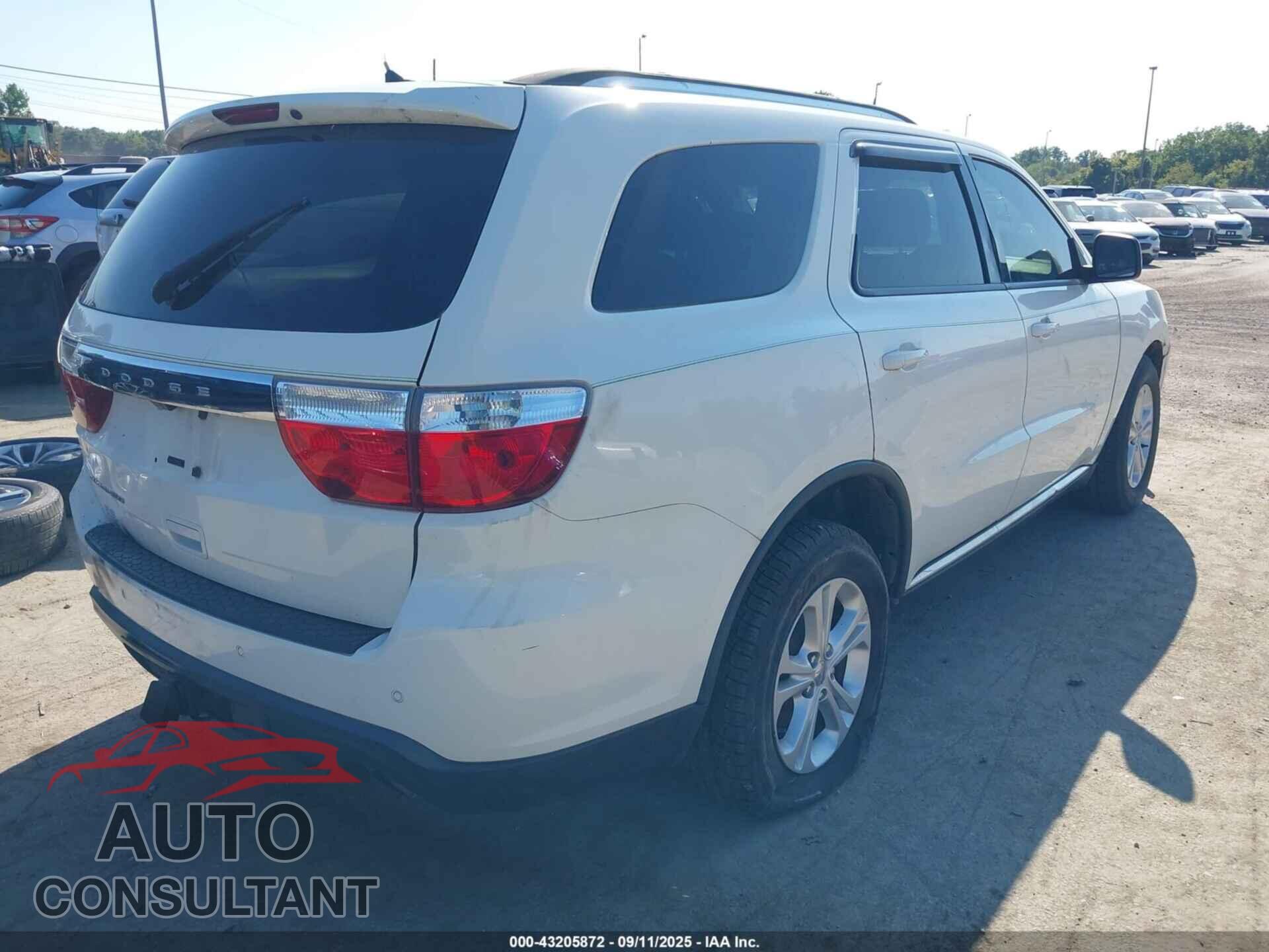 DODGE DURANGO 2012 - 1C4RDHAG3CC330403