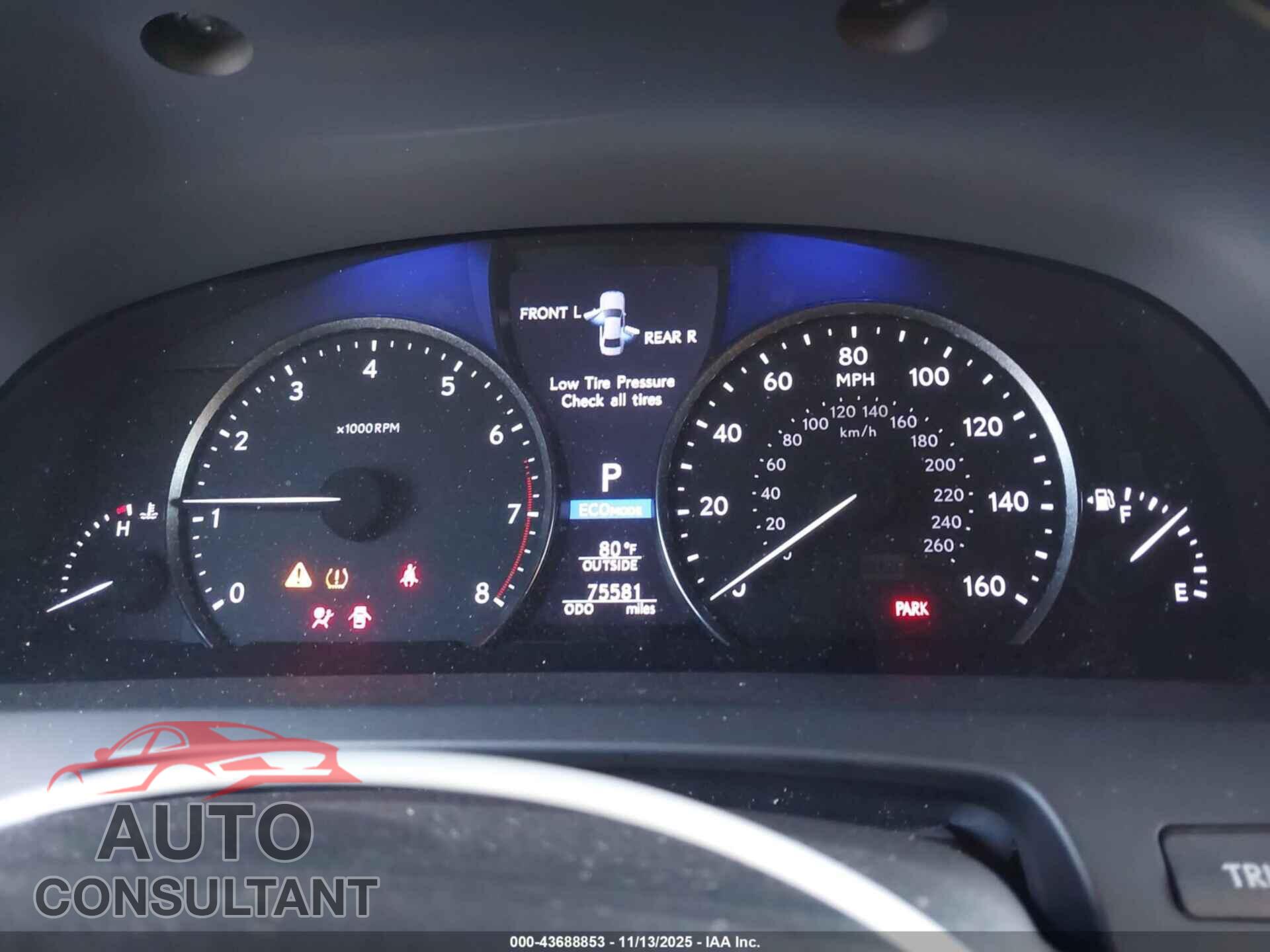LEXUS LS 460 2015 - JTHBL5EF2F5134898
