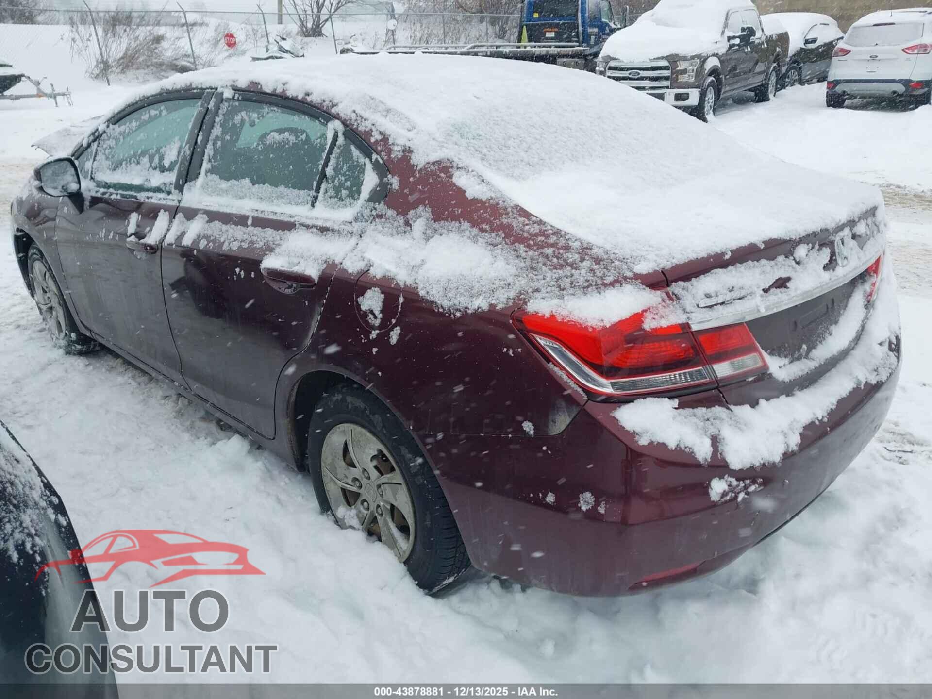 HONDA CIVIC 2013 - 19XFB2F55DE015013