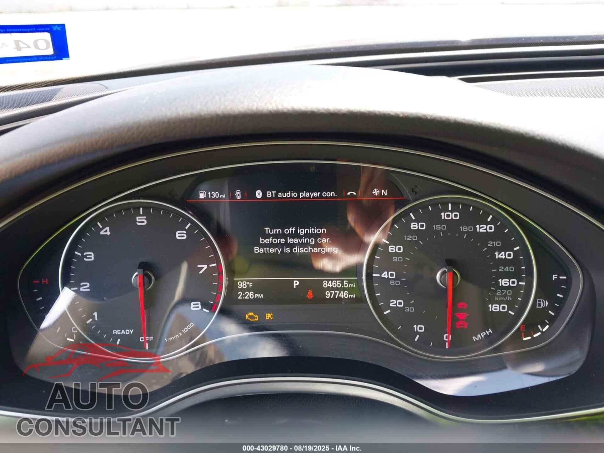 AUDI A6 2018 - WAUG3AFC0JN032154