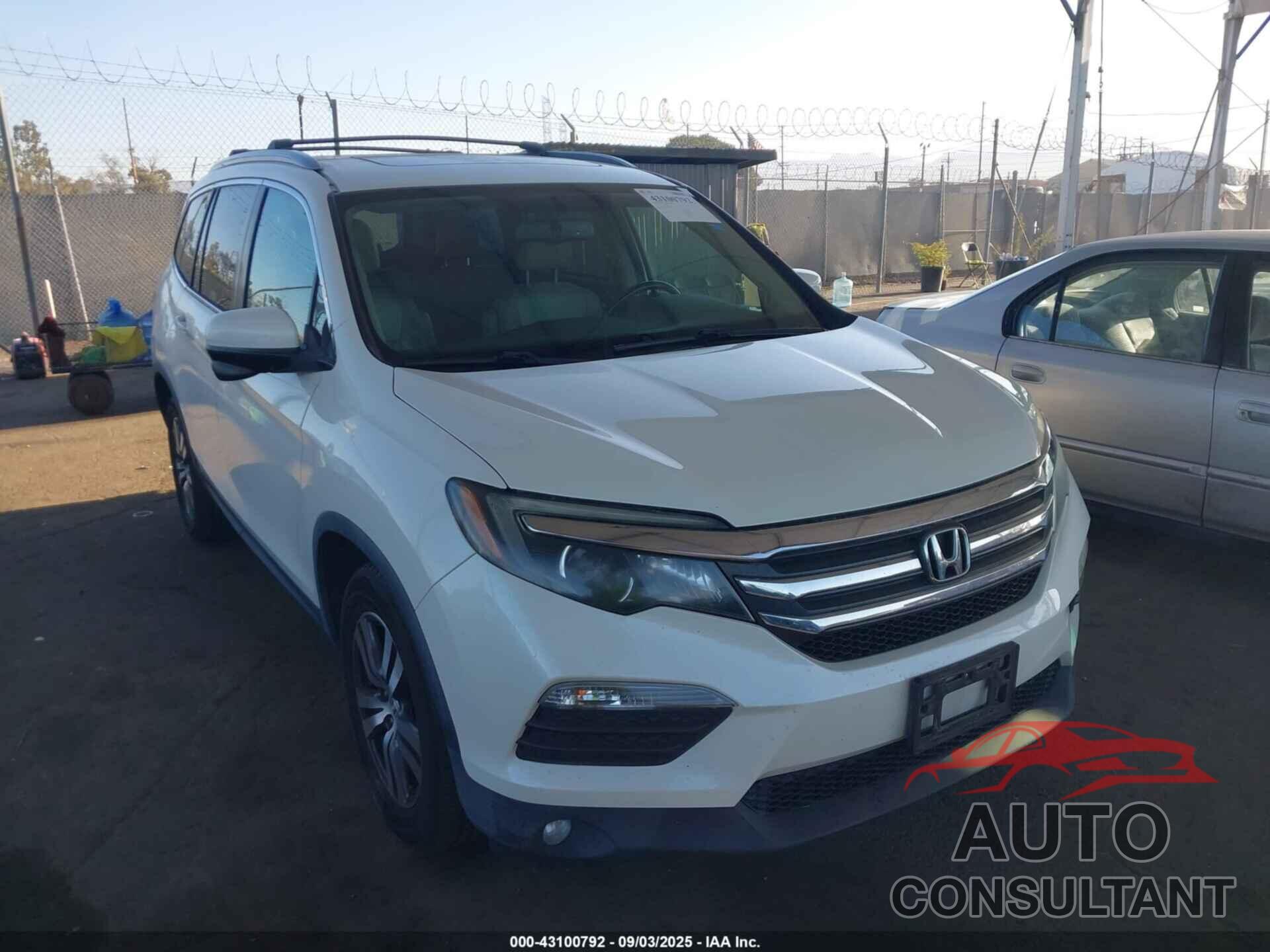 HONDA PILOT 2016 - 5FNYF5H71GB059800