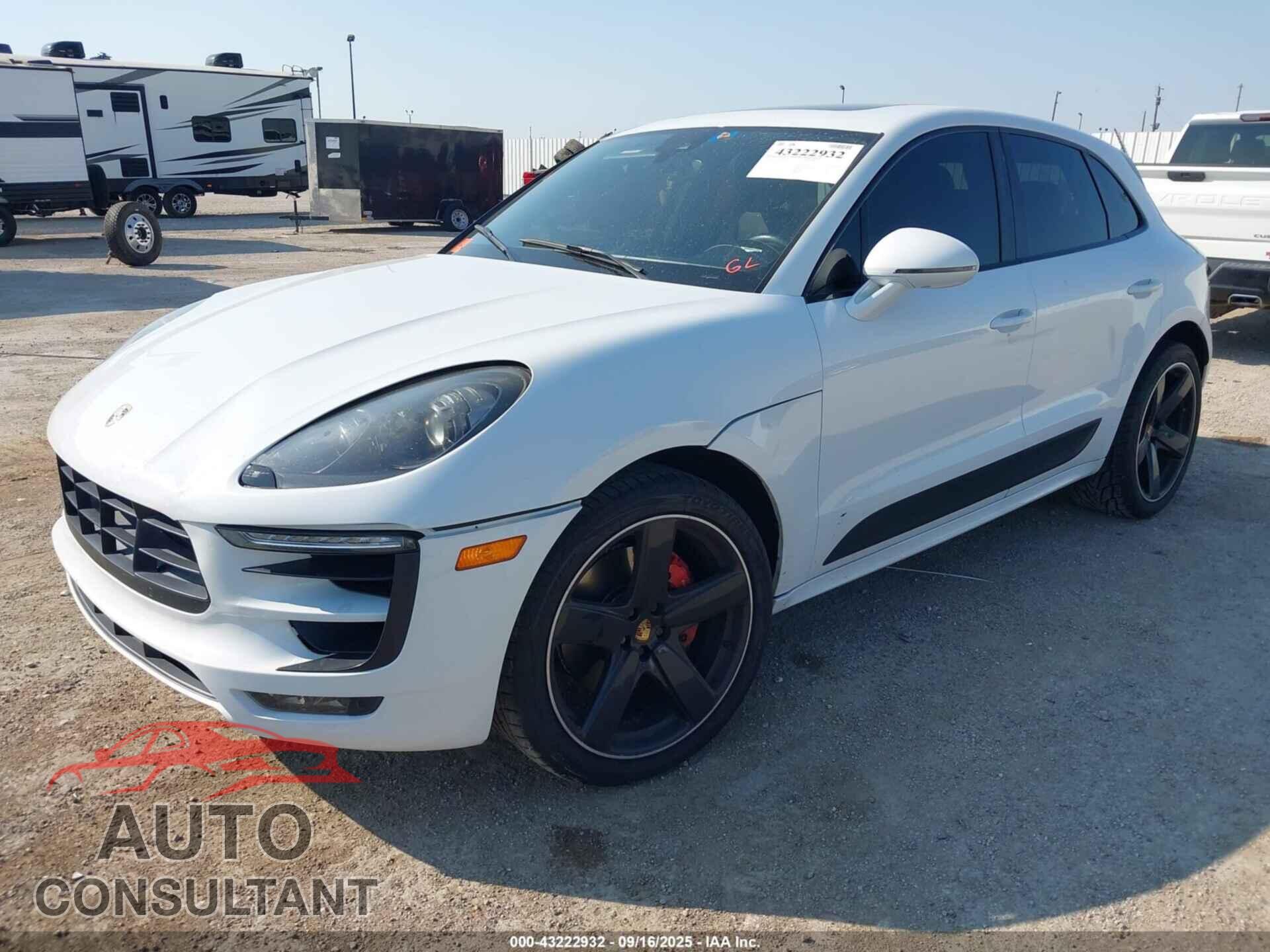PORSCHE MACAN 2017 - WP1AG2A58HLB56043