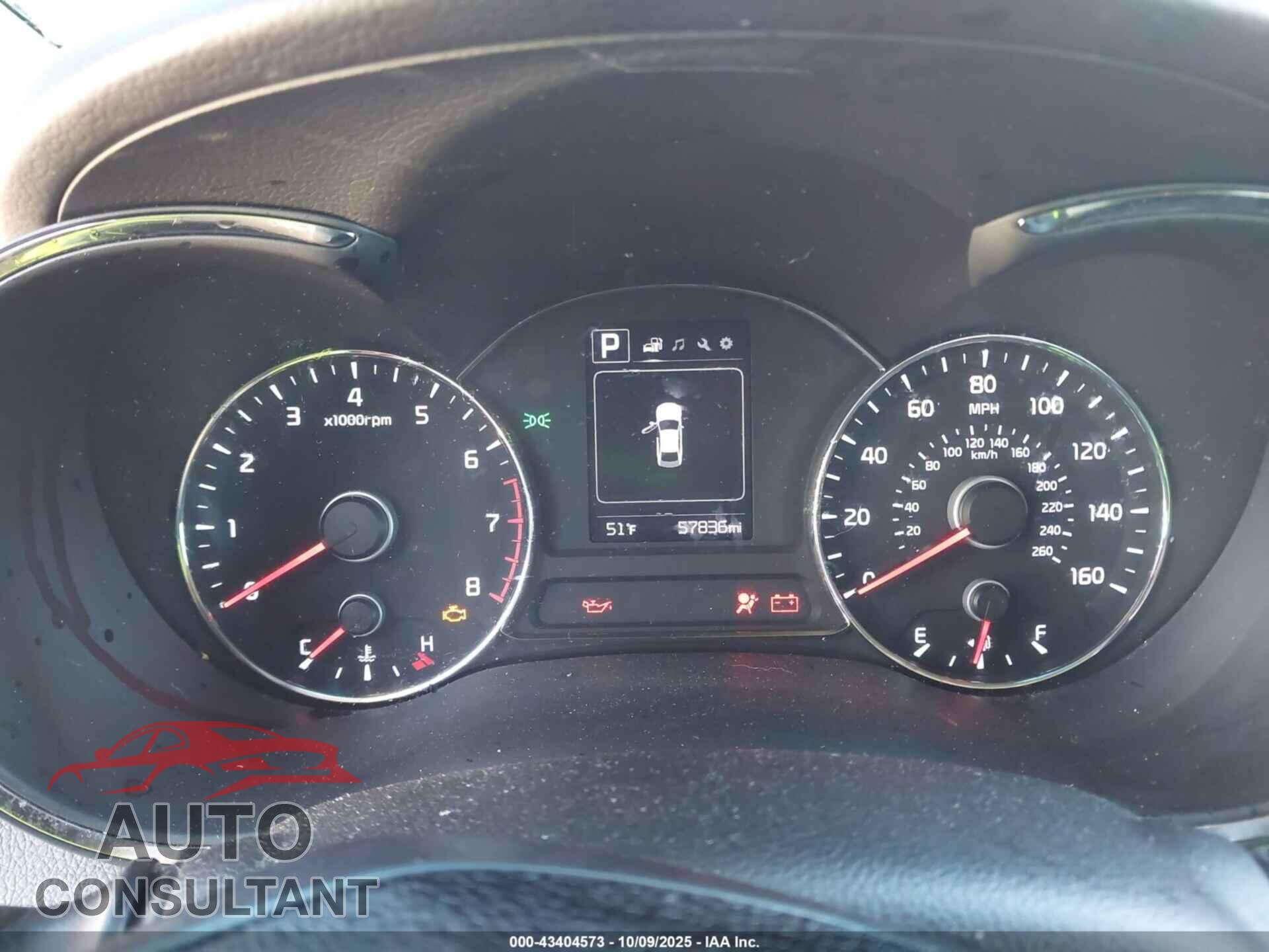 KIA FORTE 2017 - 3KPFL4A7XHE010624