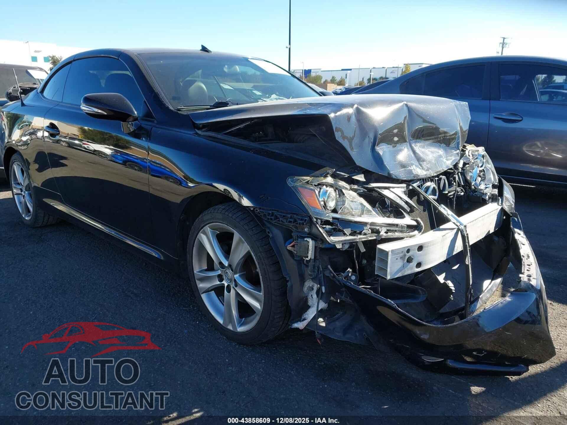 LEXUS IS 250C 2012 - JTHFF2C20C2522541