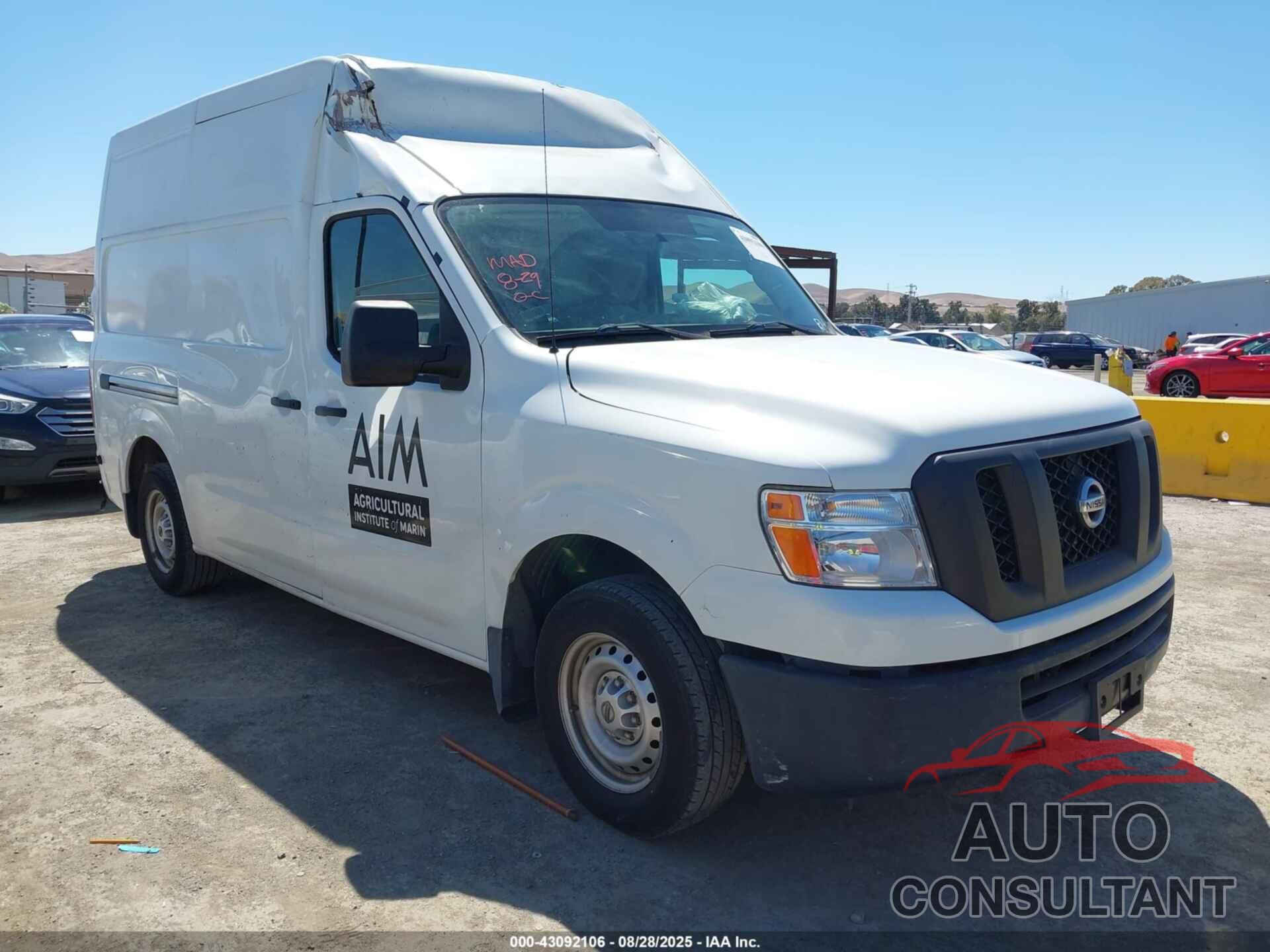 NISSAN NV CARGO NV2500 HD 2016 - 1N6BF0LYXGN814451