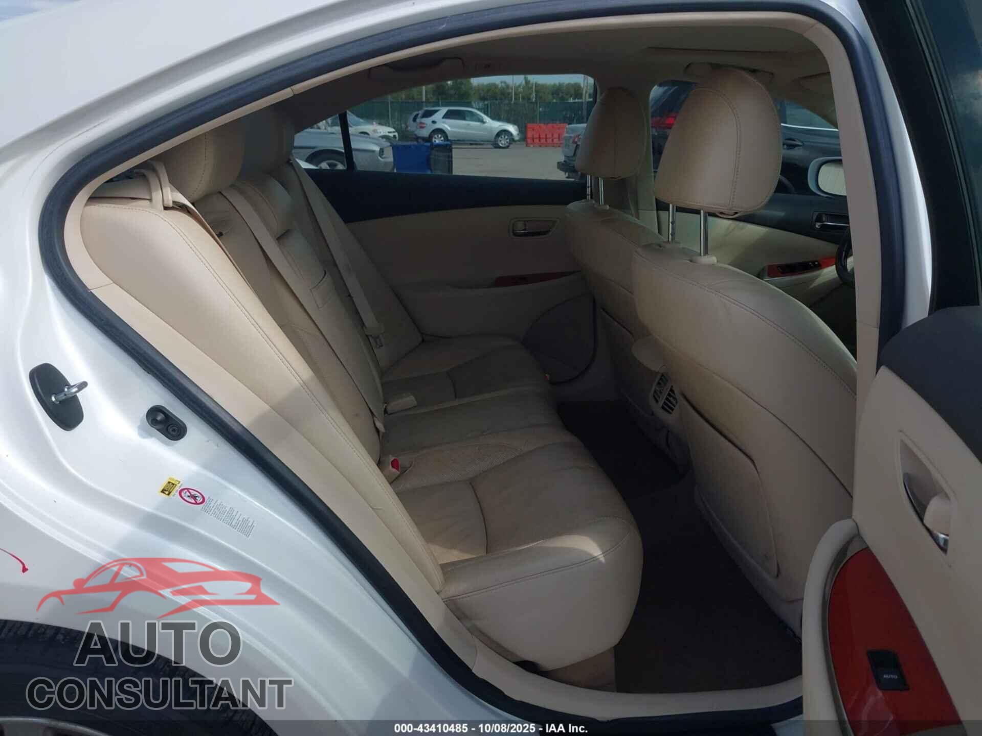 LEXUS ES 350 2011 - JTHBK1EG2B2425353