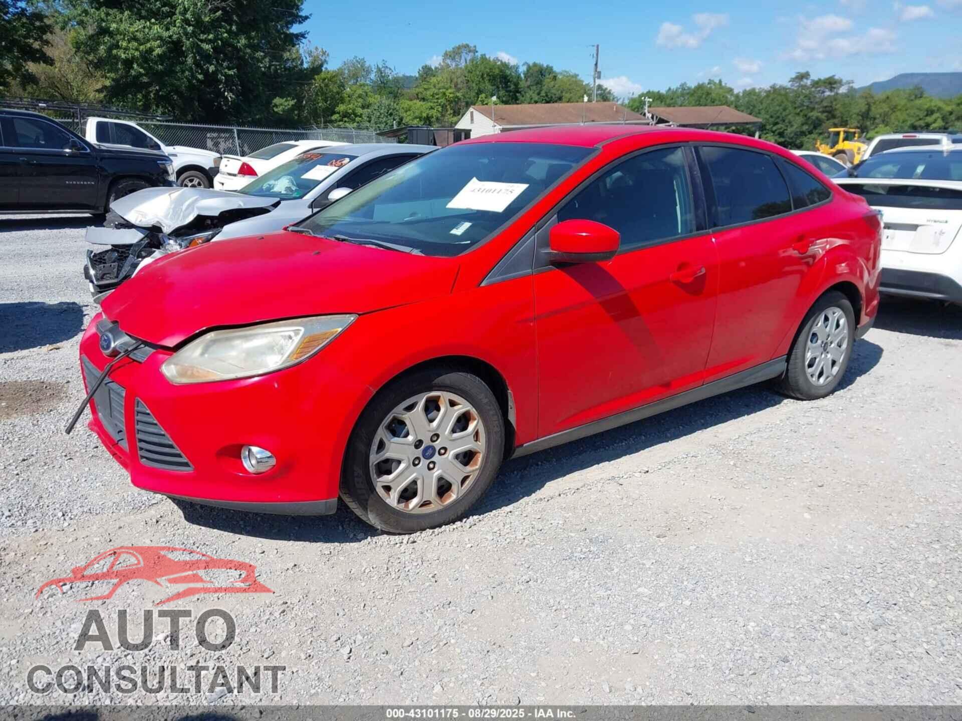 FORD FOCUS 2012 - 1FAHP3F2XCL386461