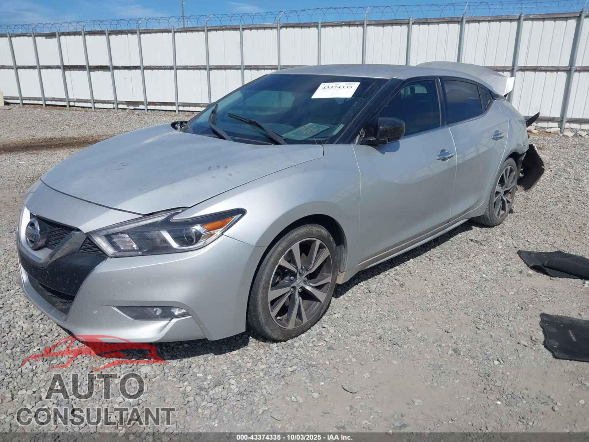 NISSAN MAXIMA 2017 - 1N4AA6AP1HC367019