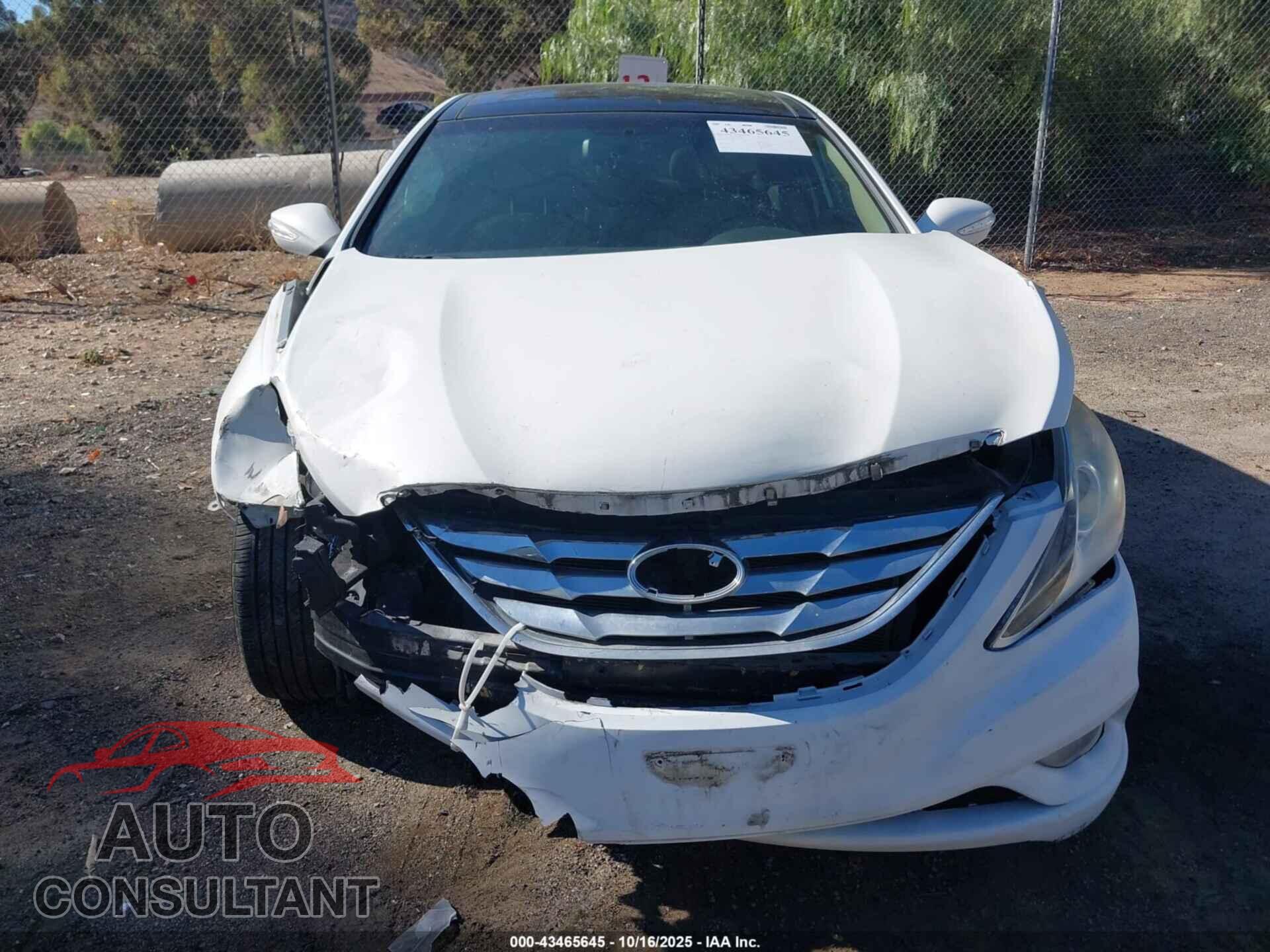 HYUNDAI SONATA 2012 - 5NPEC4AC3CH479616