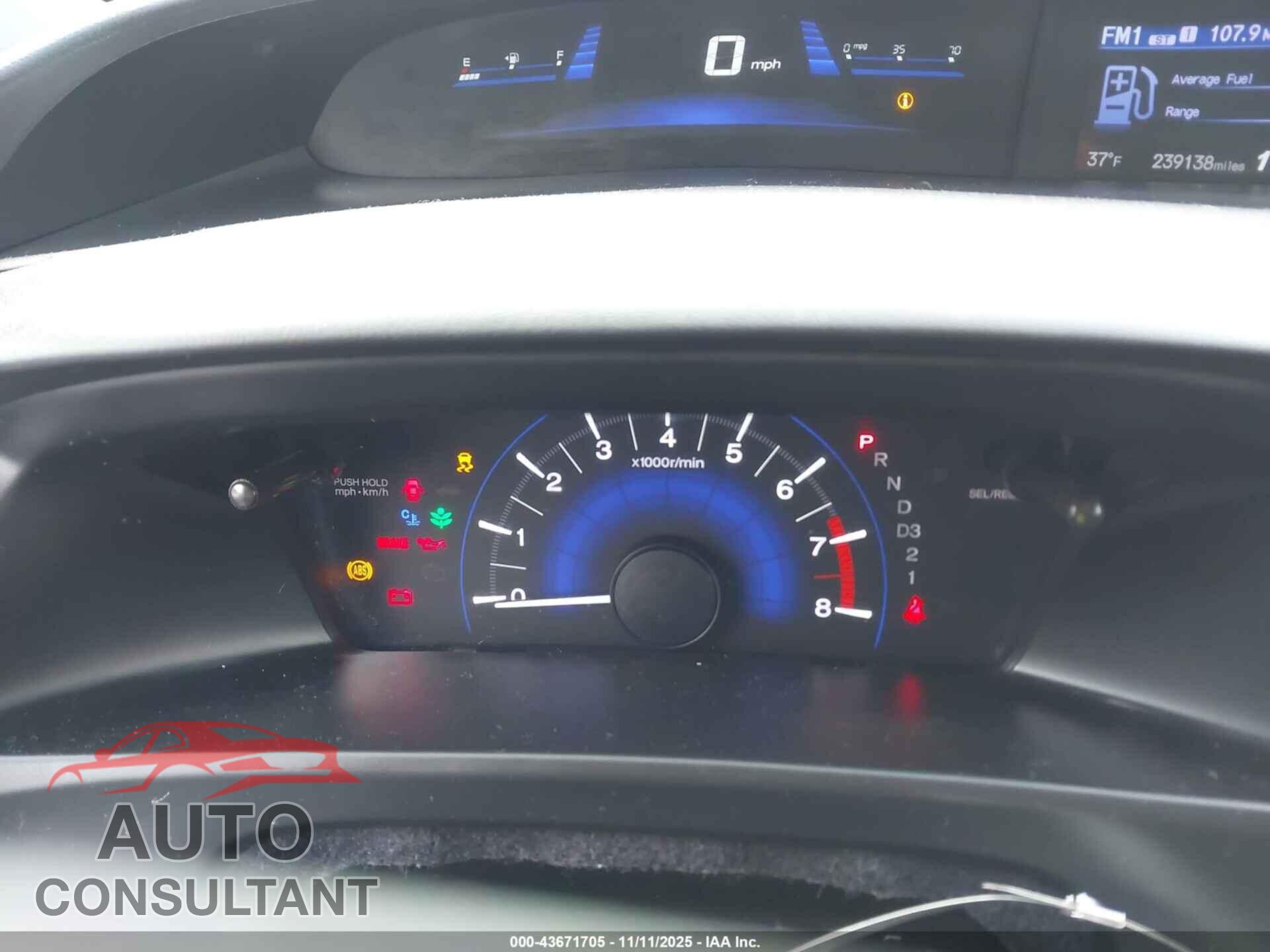 HONDA CIVIC 2013 - 19XFB2F83DE059294
