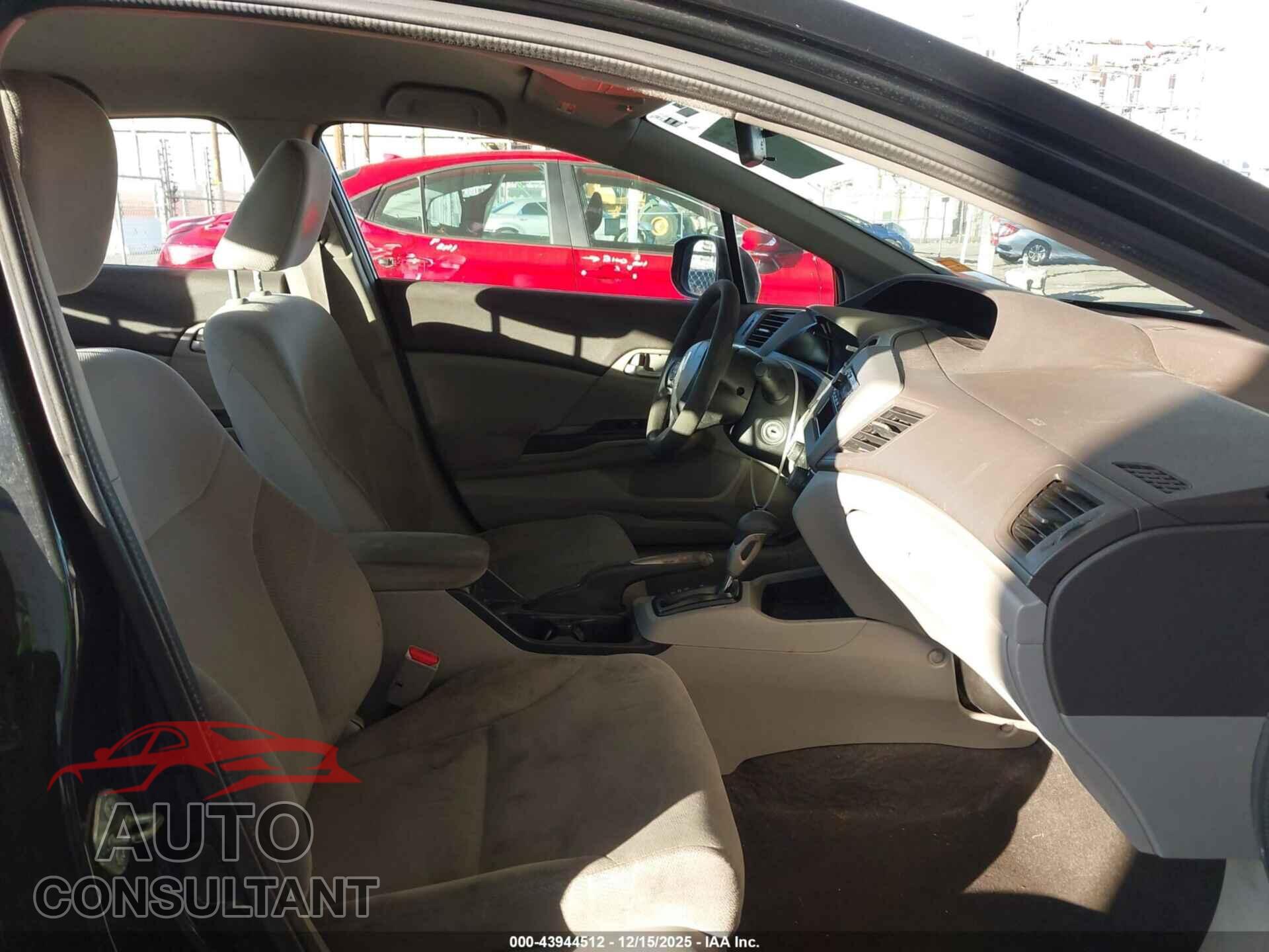 HONDA CIVIC 2012 - 19XFB2F54CE383147