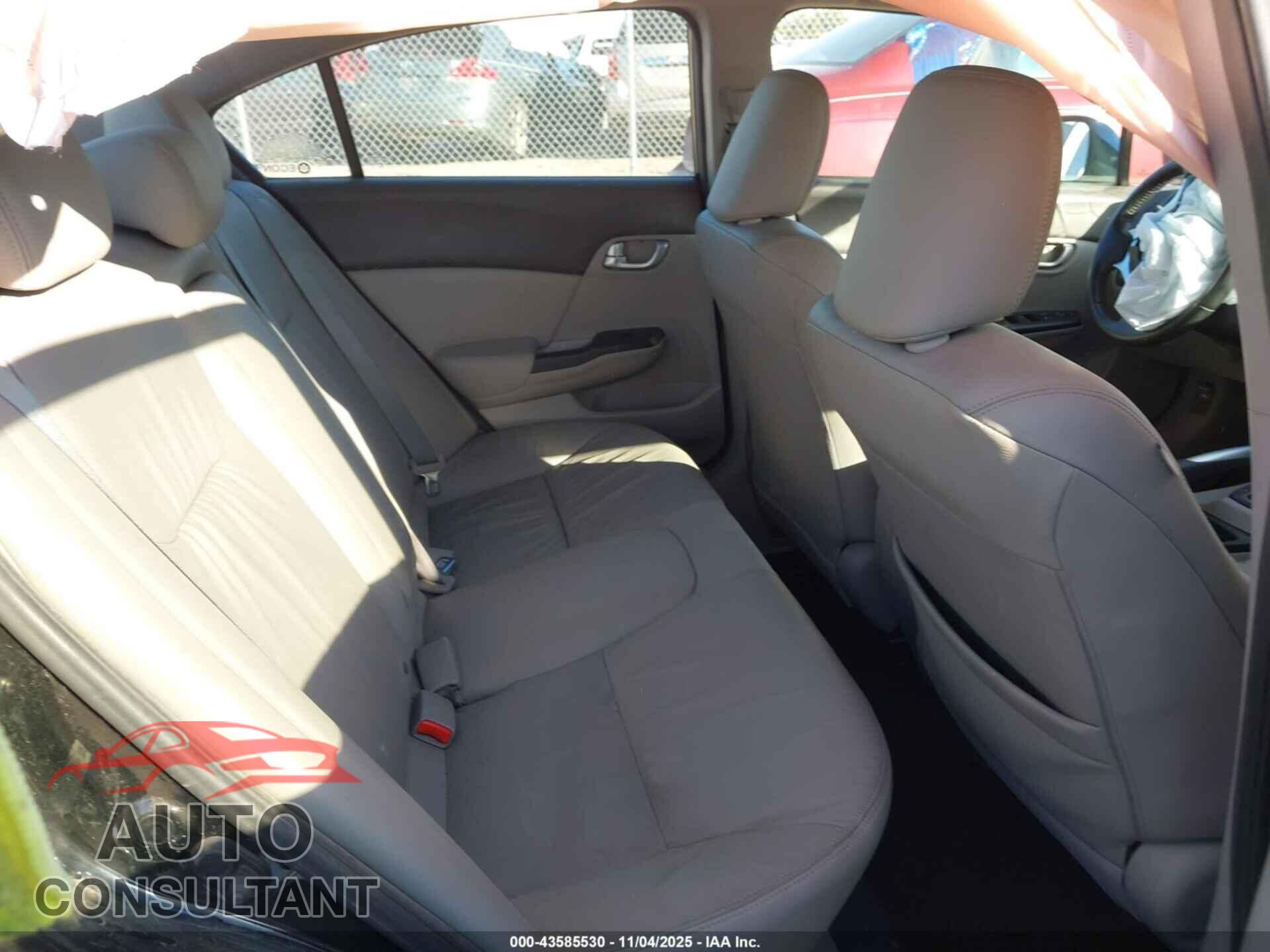 HONDA CIVIC 2012 - 19XFB2F91CE042937