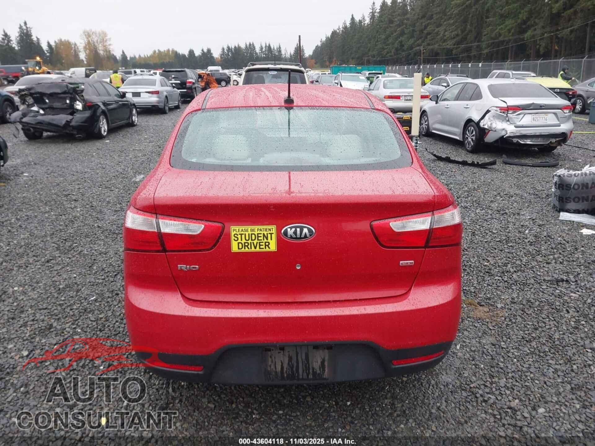 KIA RIO 2013 - KNADM4A33D6155373