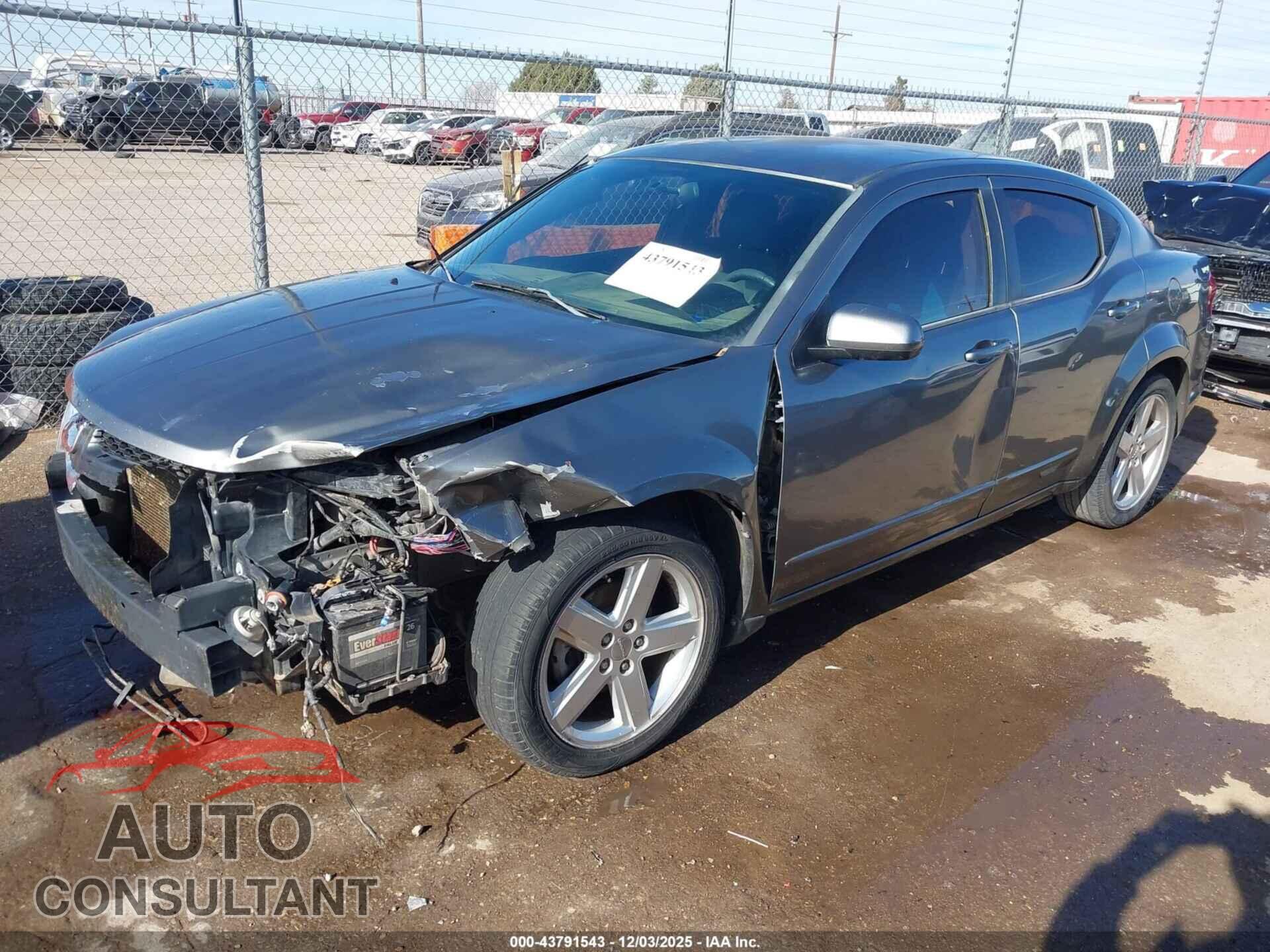 DODGE AVENGER 2013 - 1C3CDZCB8DN664062