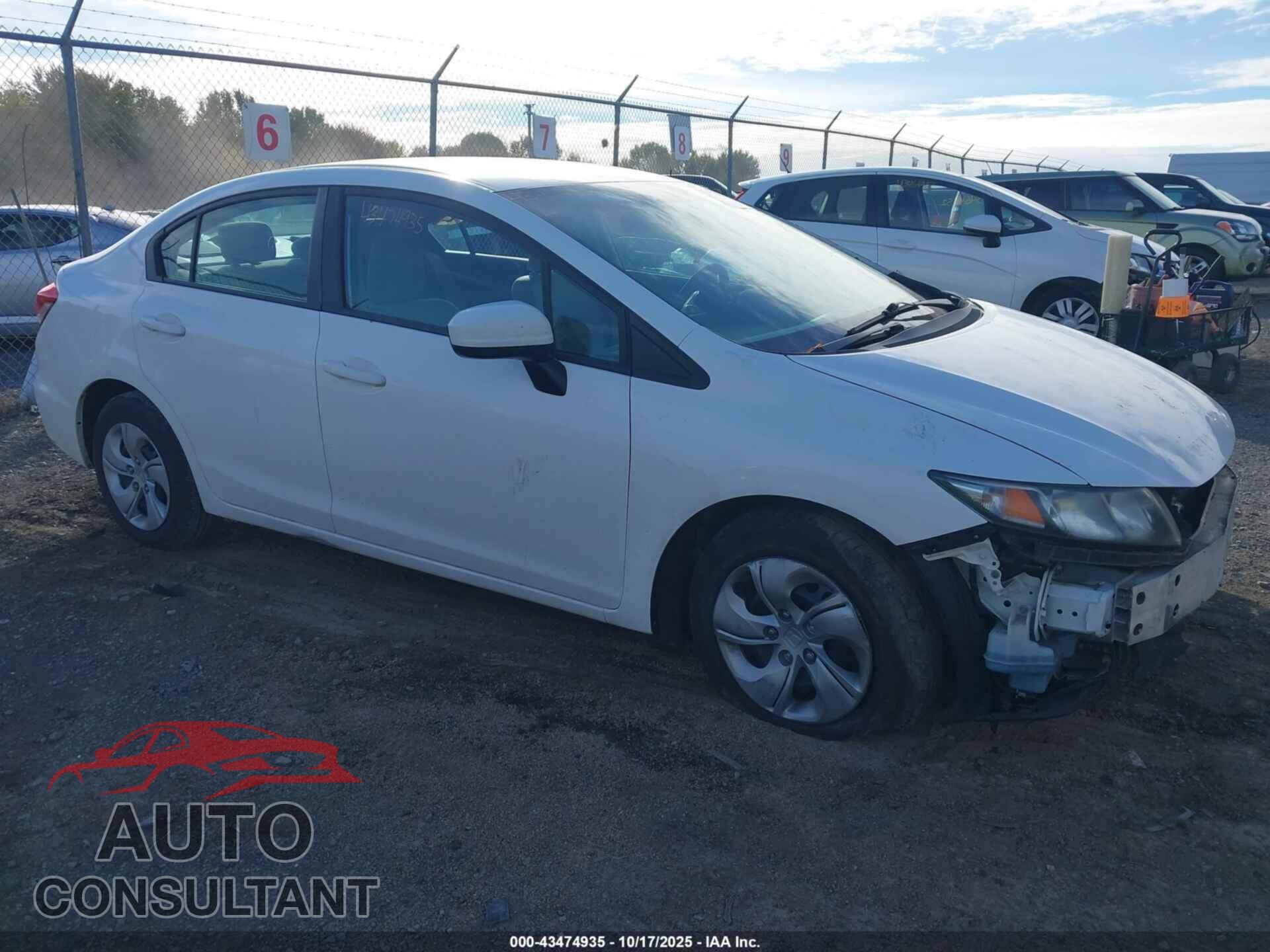 HONDA CIVIC 2014 - 19XFB2F55EE237326