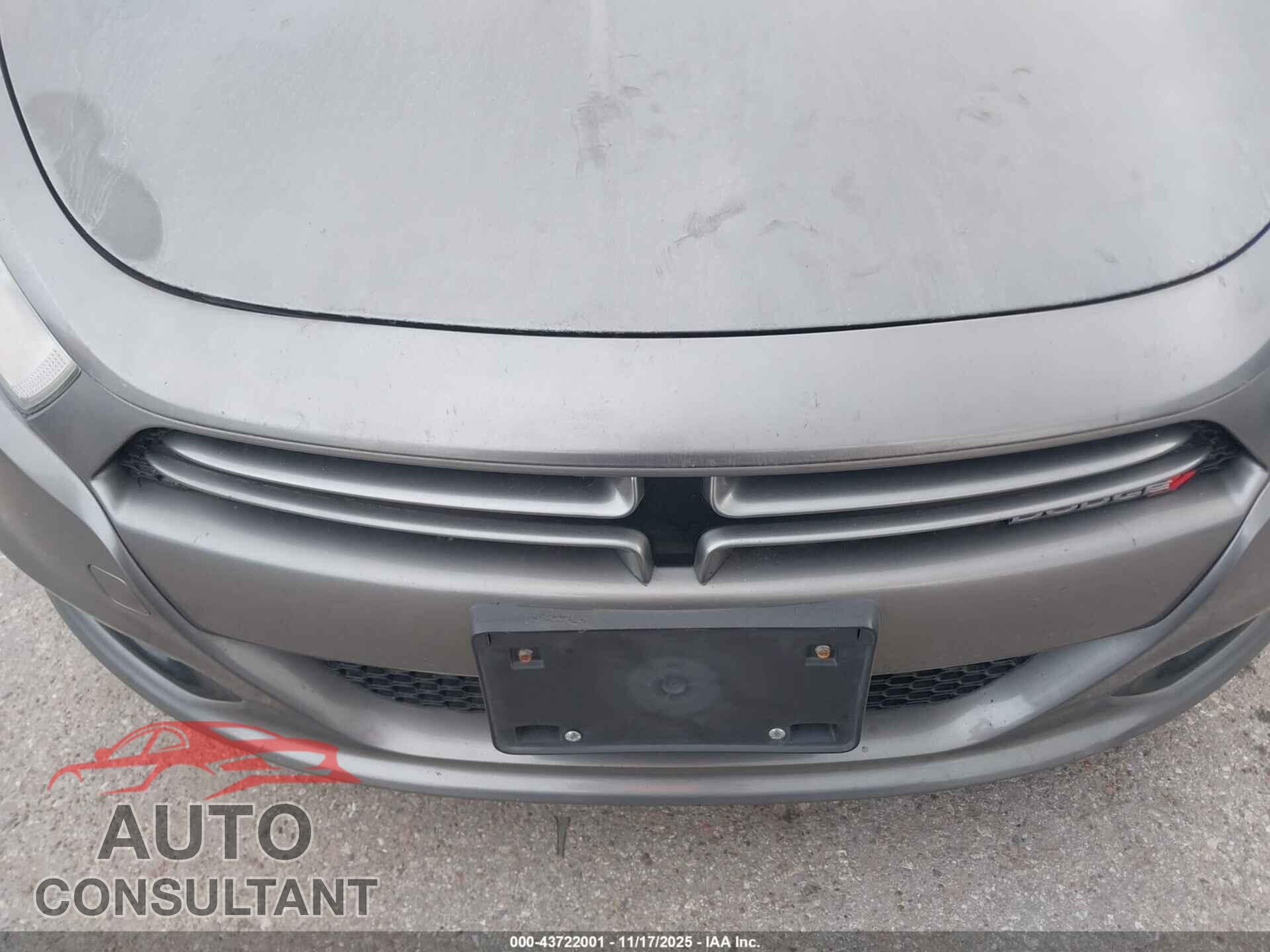 DODGE DART 2013 - 1C3CDFBH3DD150484