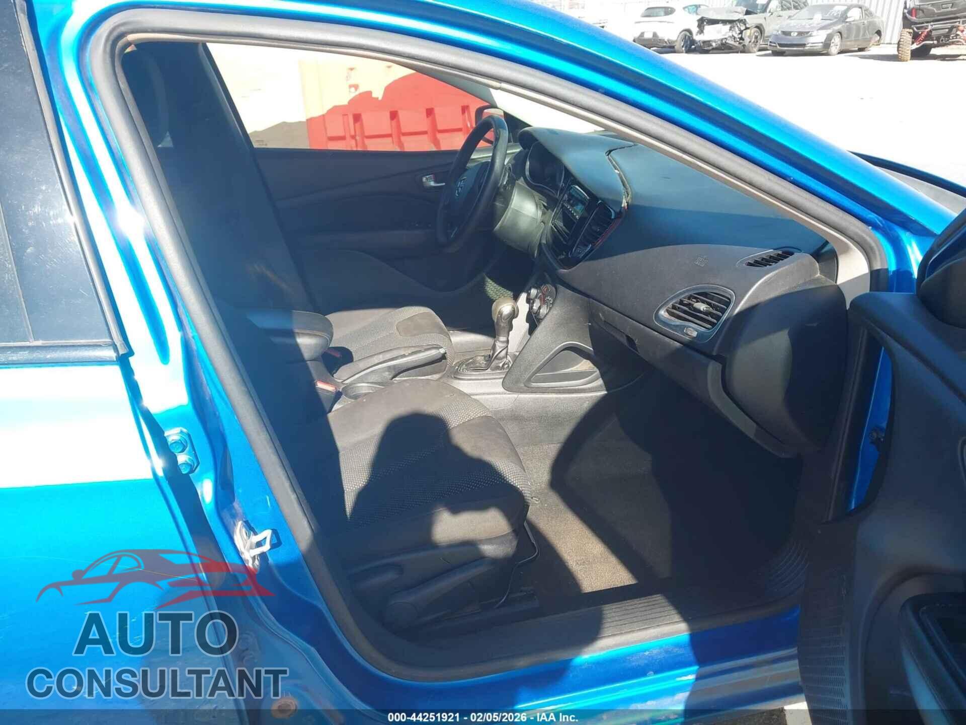 DODGE DART 2015 - 1C3CDFAA2FD405357