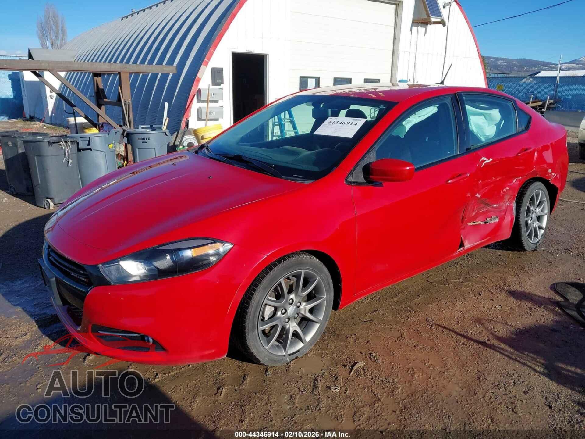 DODGE DART 2013 - 1C3CDFBAXDD296612