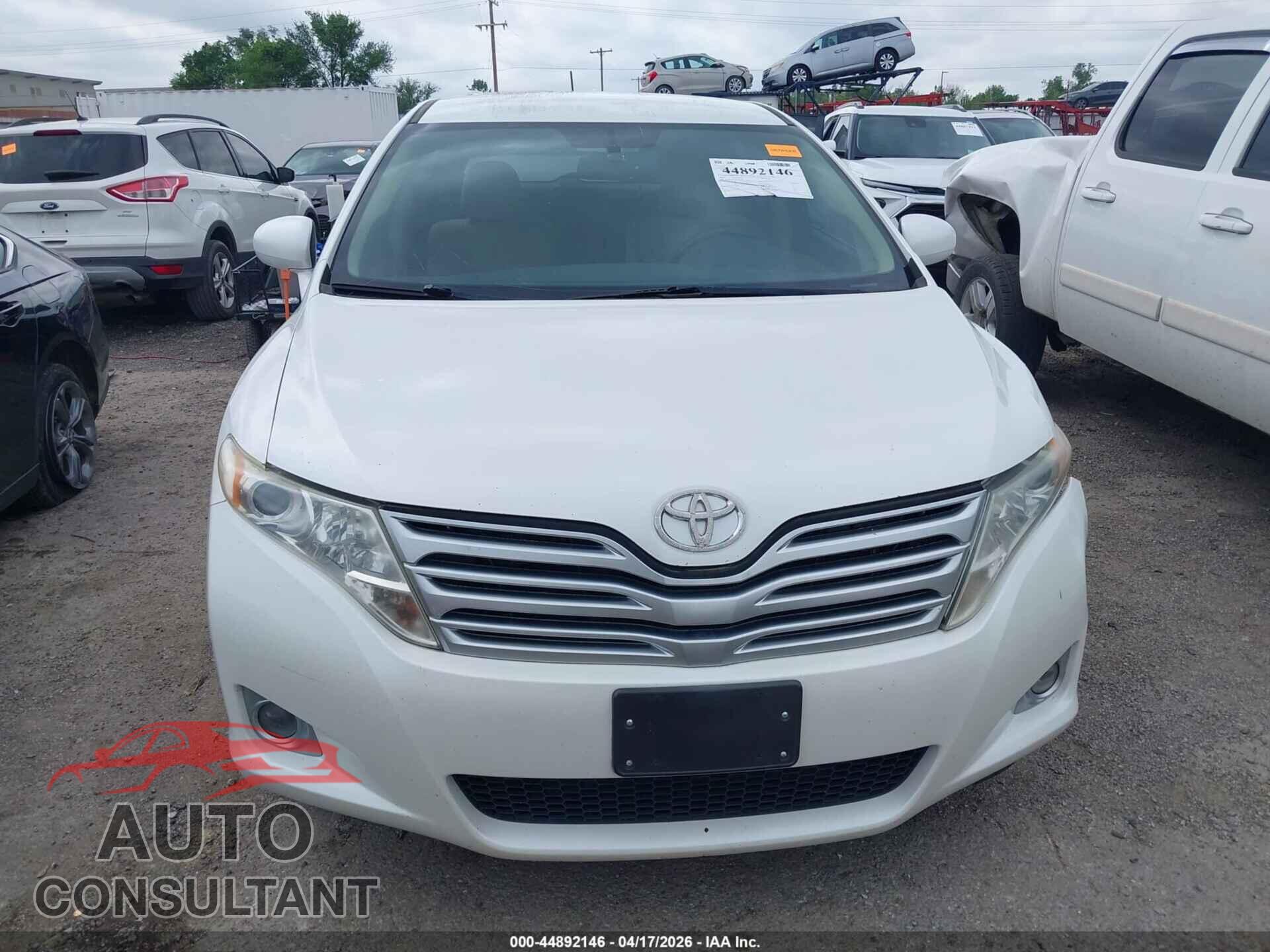 TOYOTA VENZA 2009 - 4T3ZE11A09U010591
