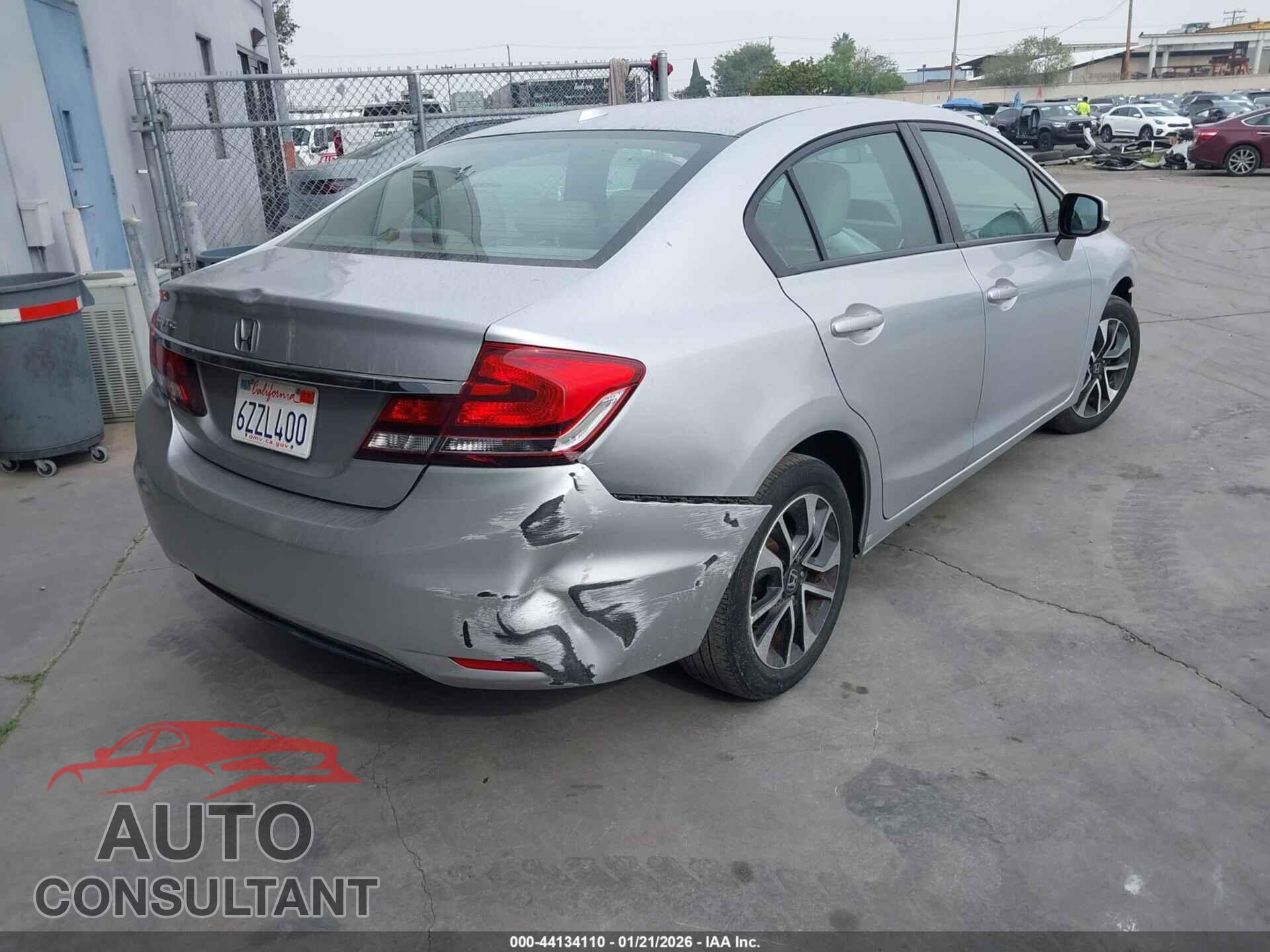 HONDA CIVIC 2013 - 19XFB2F94DE218218