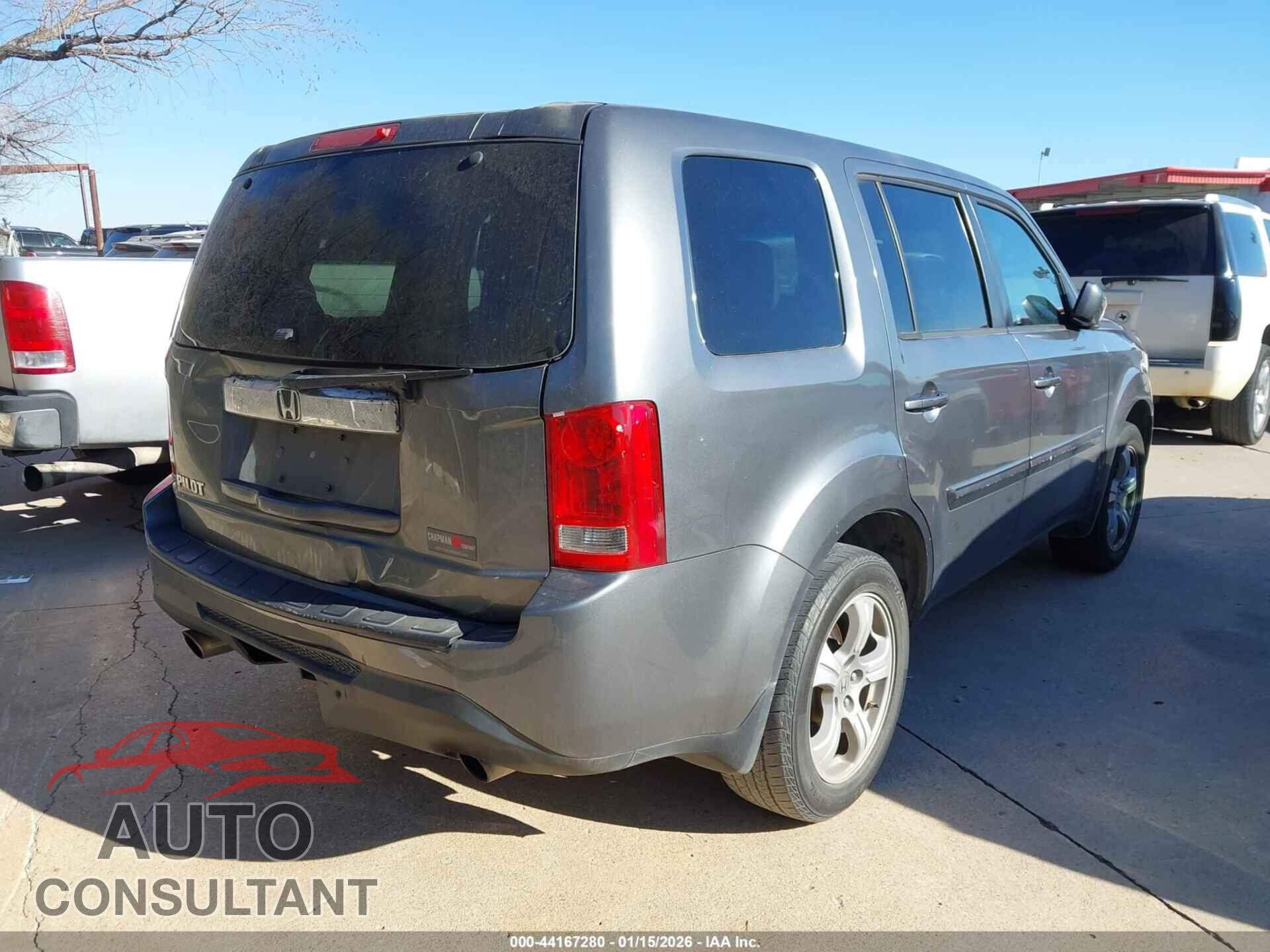 HONDA PILOT 2012 - 5FNYF3H55CB030894