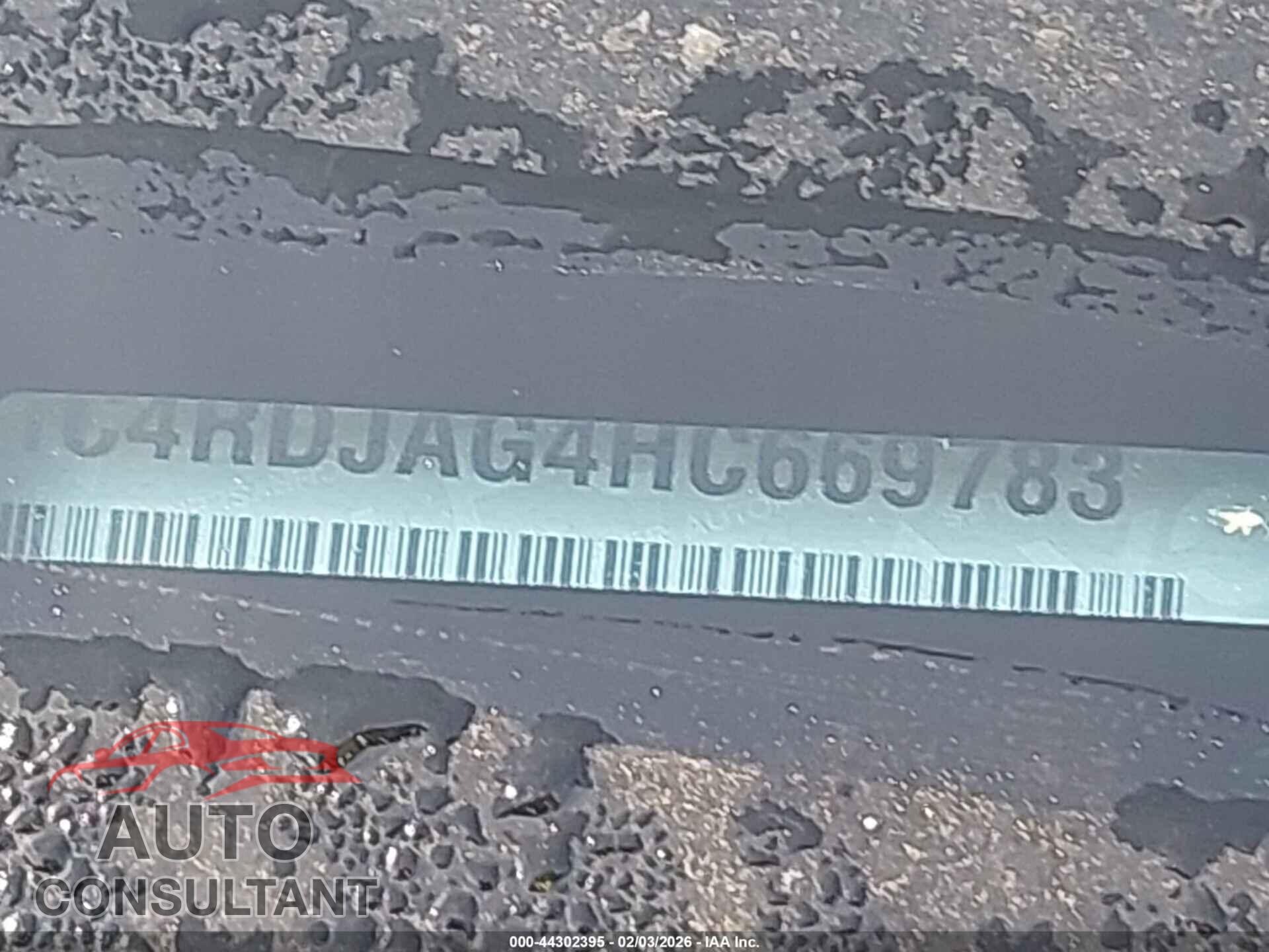 DODGE DURANGO 2017 - 1C4RDJAG4HC669783