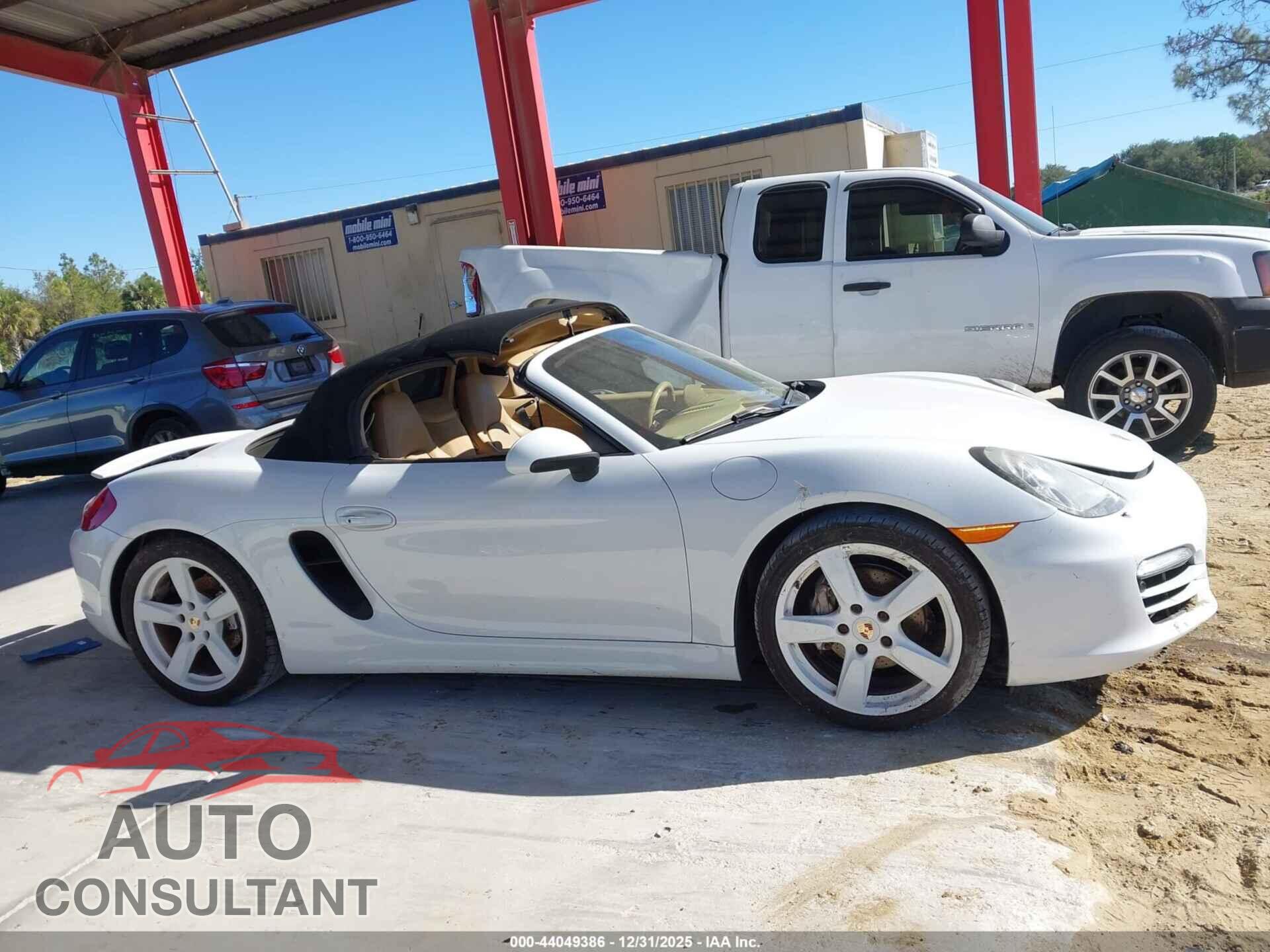 PORSCHE BOXSTER 2014 - WP0CA2A85EK120477