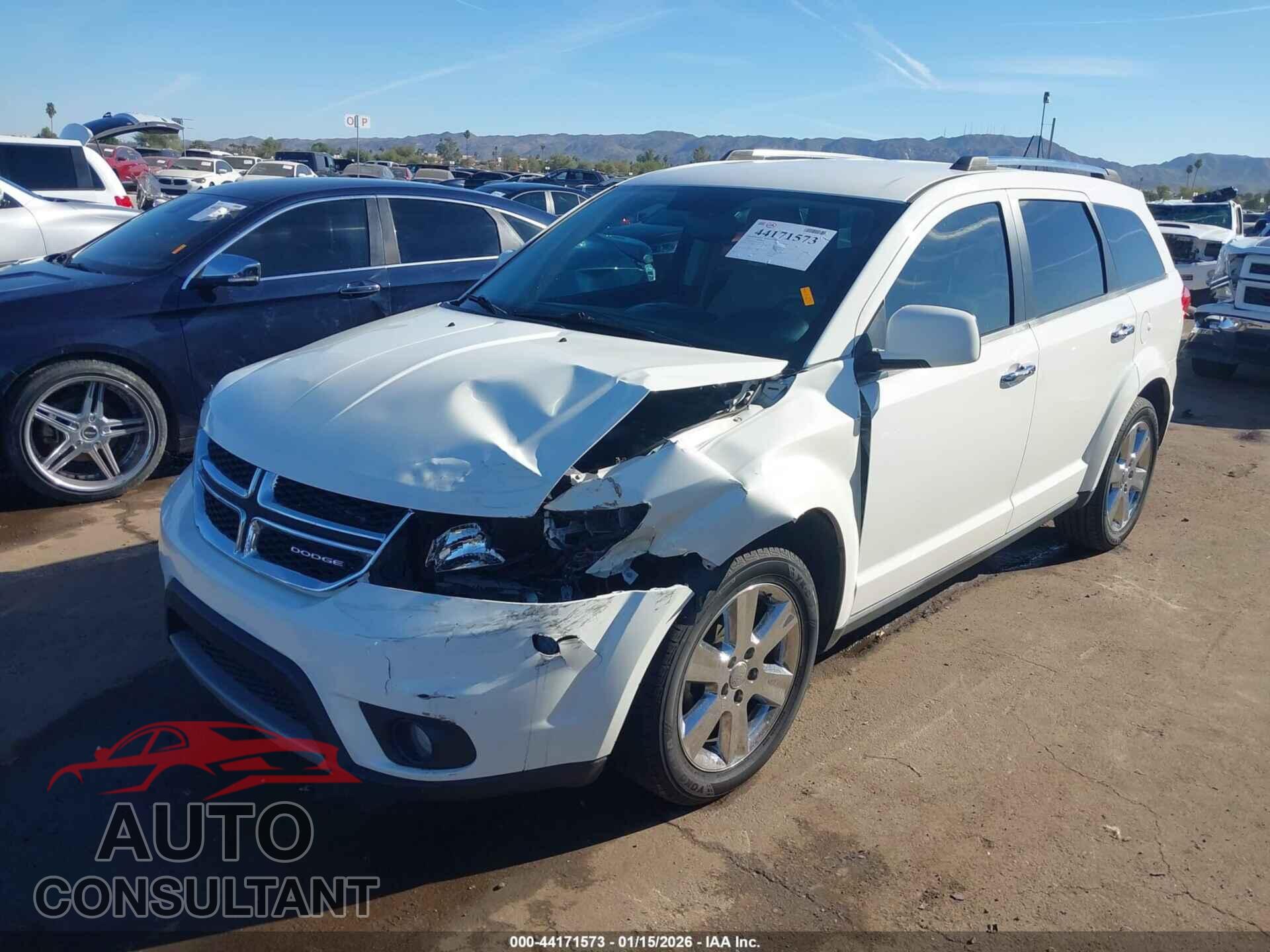 DODGE JOURNEY 2012 - 3C4PDCDG3CT184806