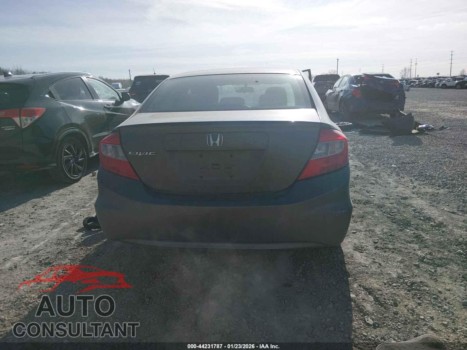 HONDA CIVIC 2012 - 2HGFB2F53CH604341