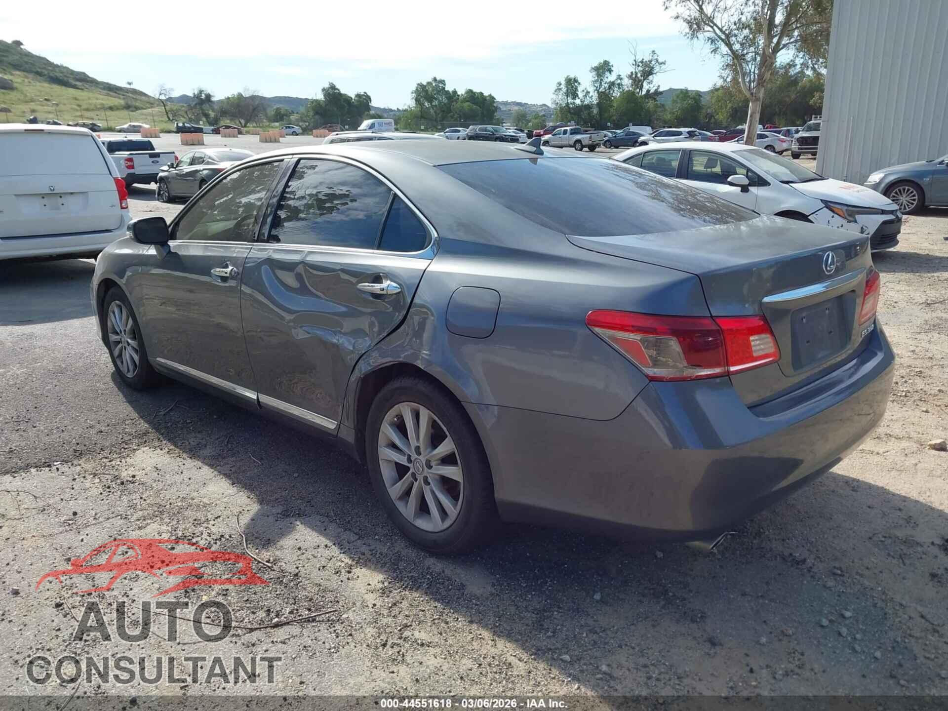 LEXUS ES 350 2012 - JTHBK1EG0C2476366
