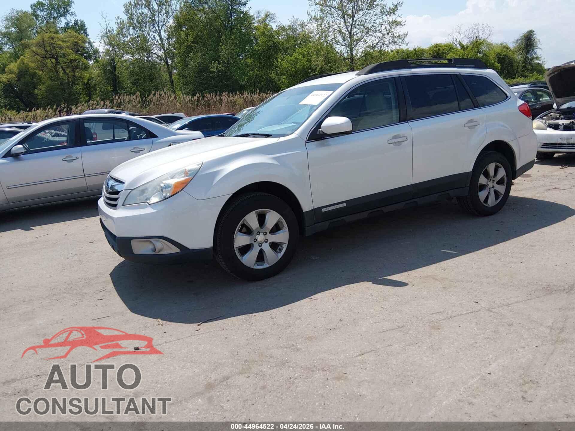 SUBARU OUTBACK 2012 - 4S4BRBCC4C1226746