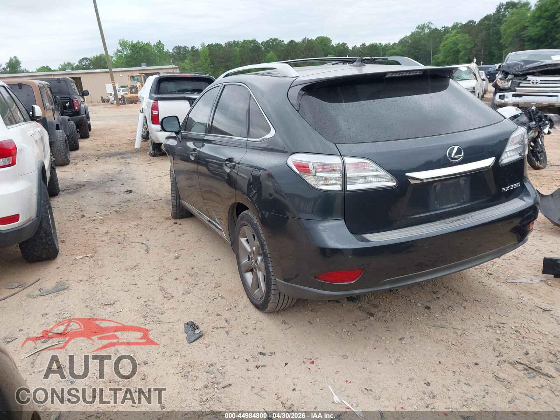 LEXUS RX 350 2011 - 2T2ZK1BAXBC058991