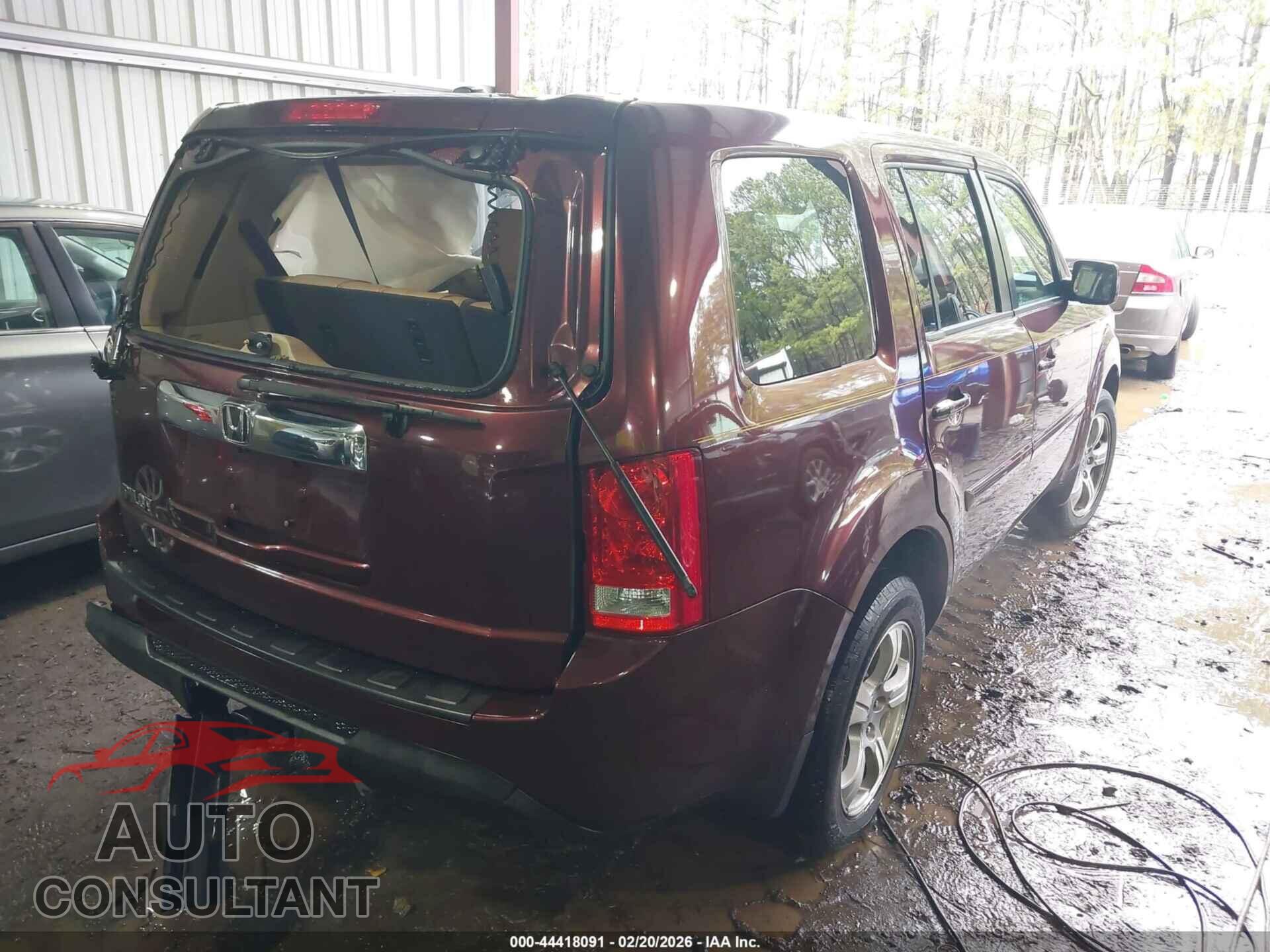 HONDA PILOT 2012 - 5FNYF3H51CB007984