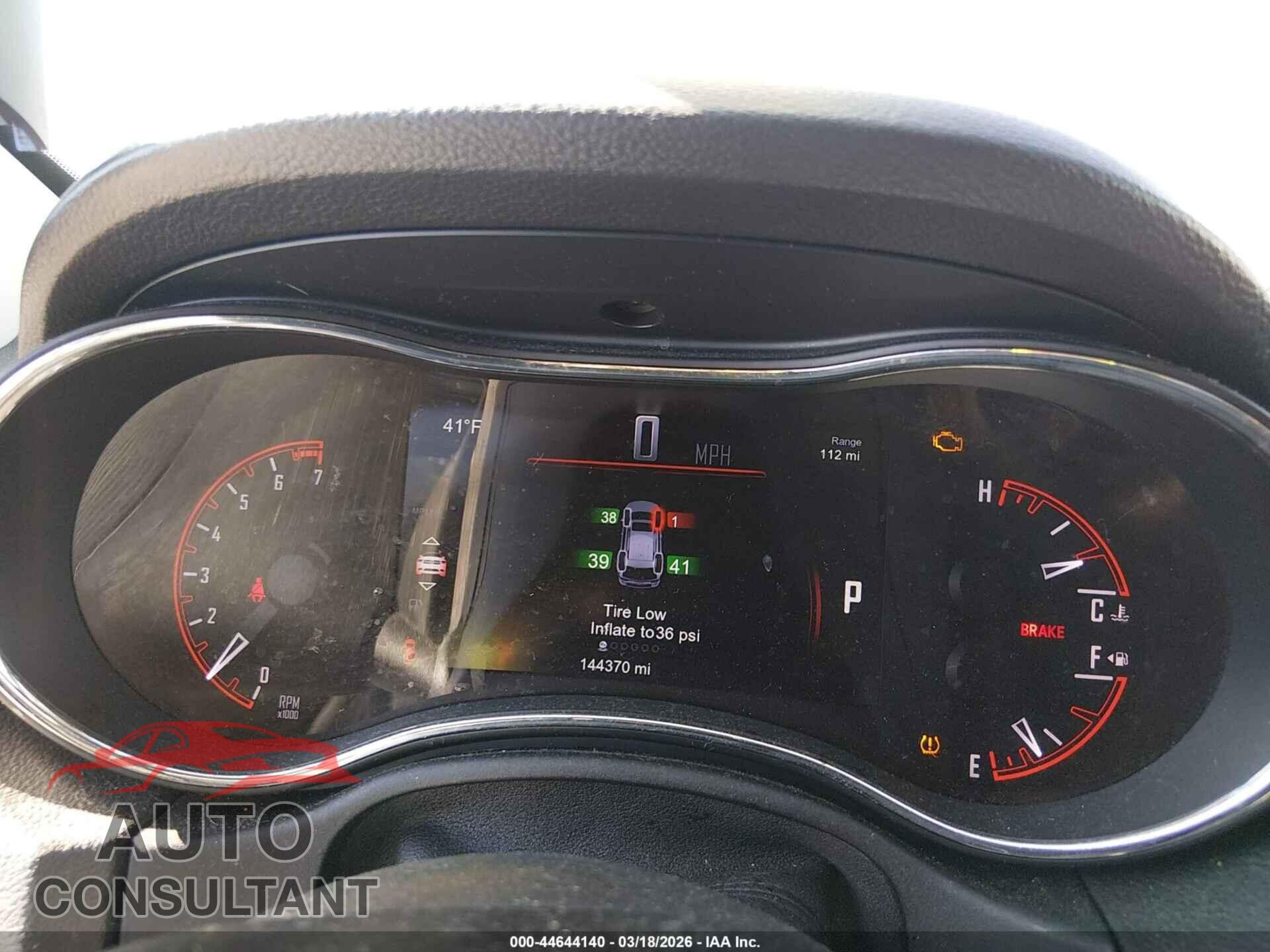 DODGE DURANGO 2014 - 1C4RDJEGXEC563537