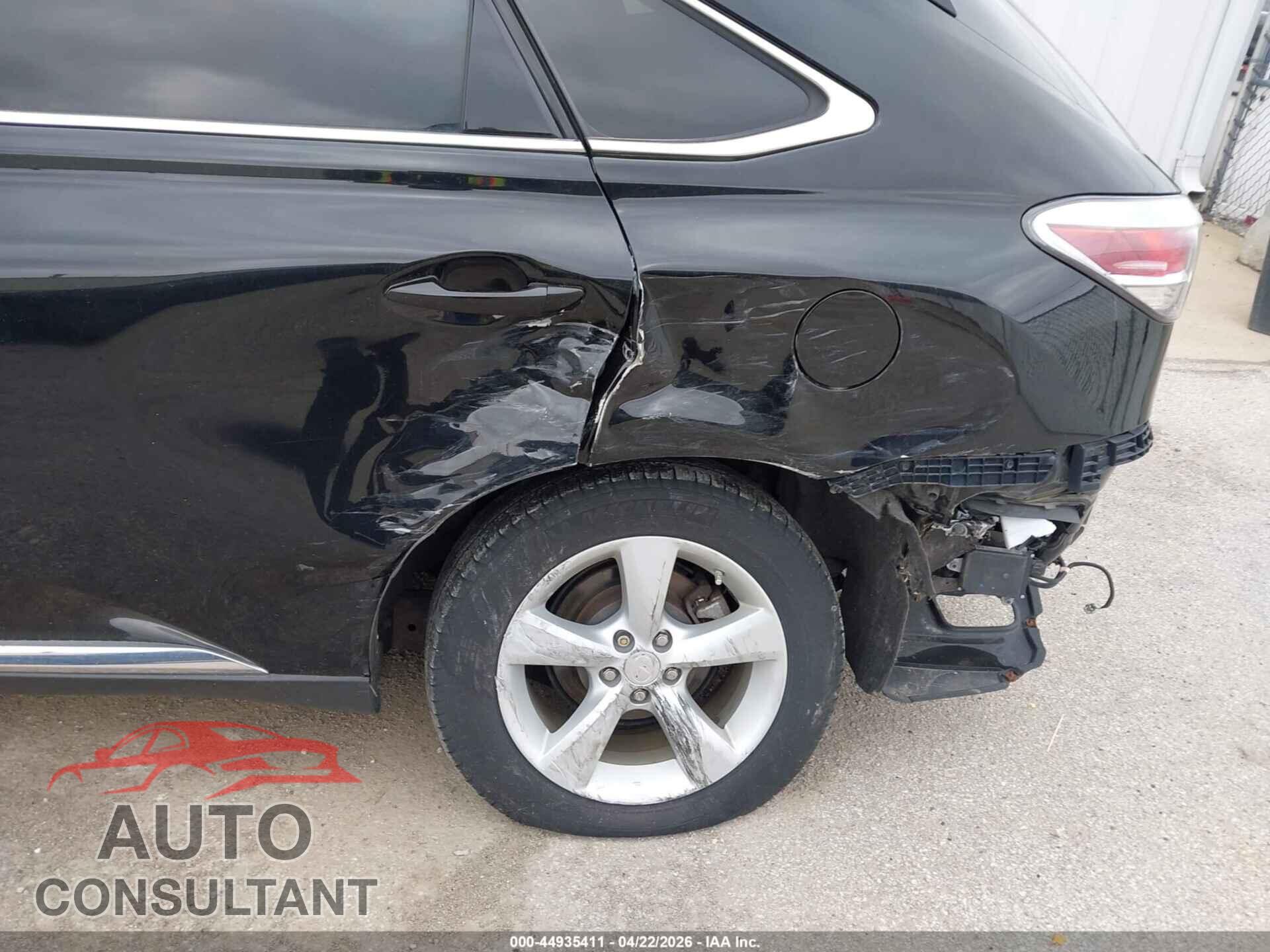 LEXUS RX 350 2014 - 2T2BK1BA4EC243432