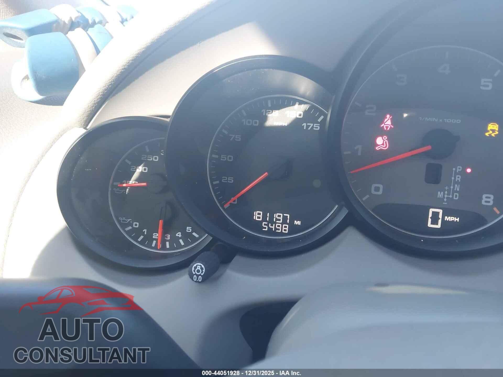 PORSCHE CAYENNE 2011 - WP1AB2A21BLA44986