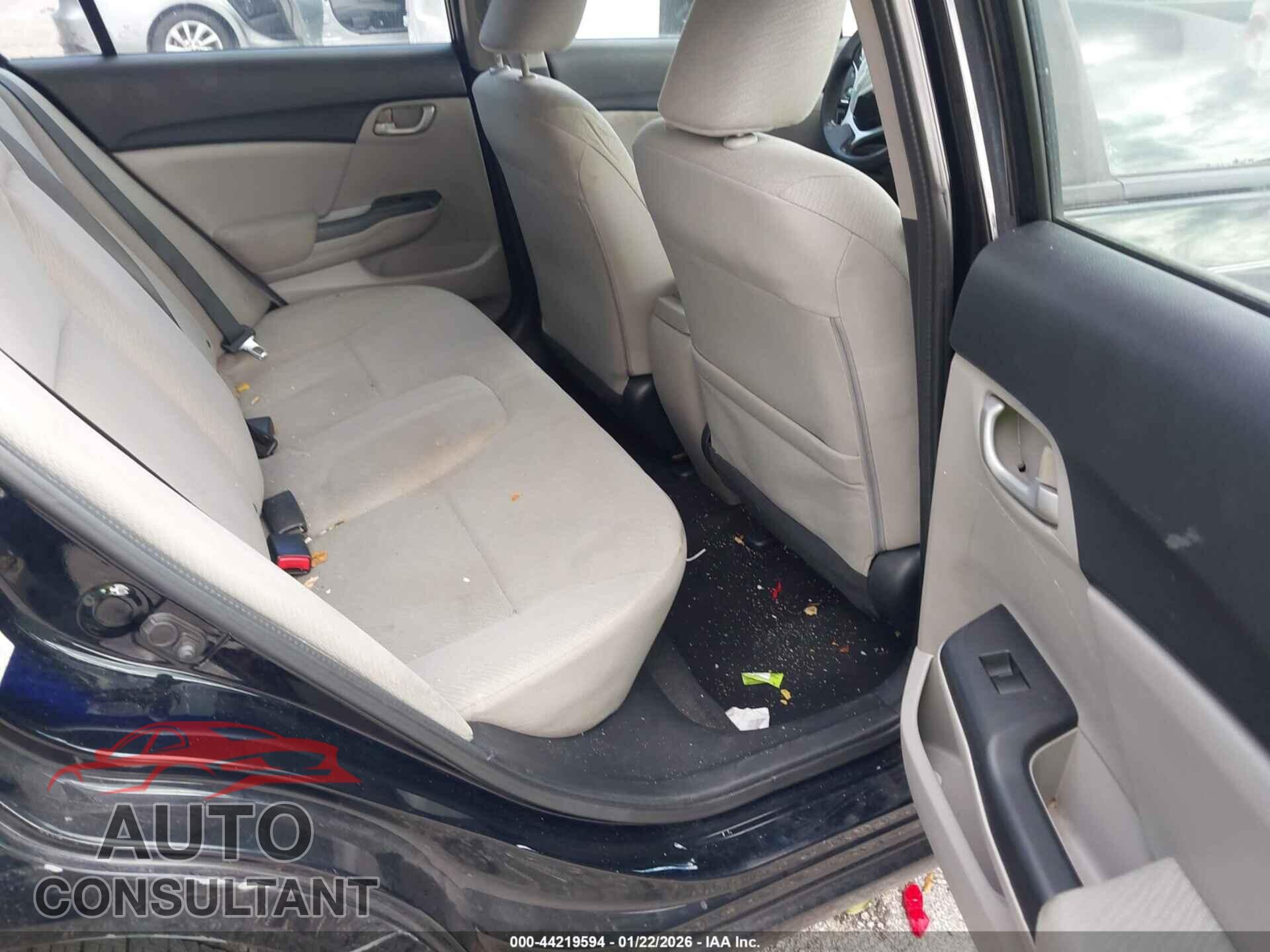 HONDA CIVIC 2013 - 19XFB2F54DE007470
