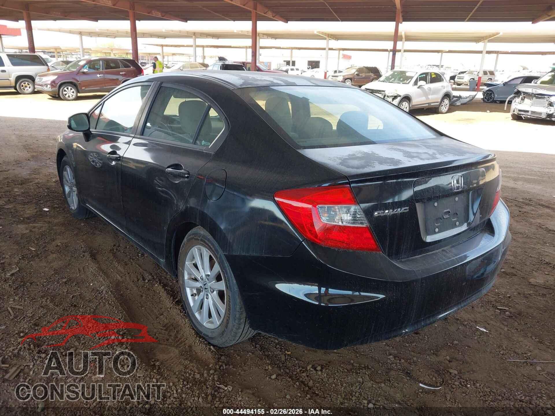 HONDA CIVIC 2012 - 2HGFB2F8XCH606548