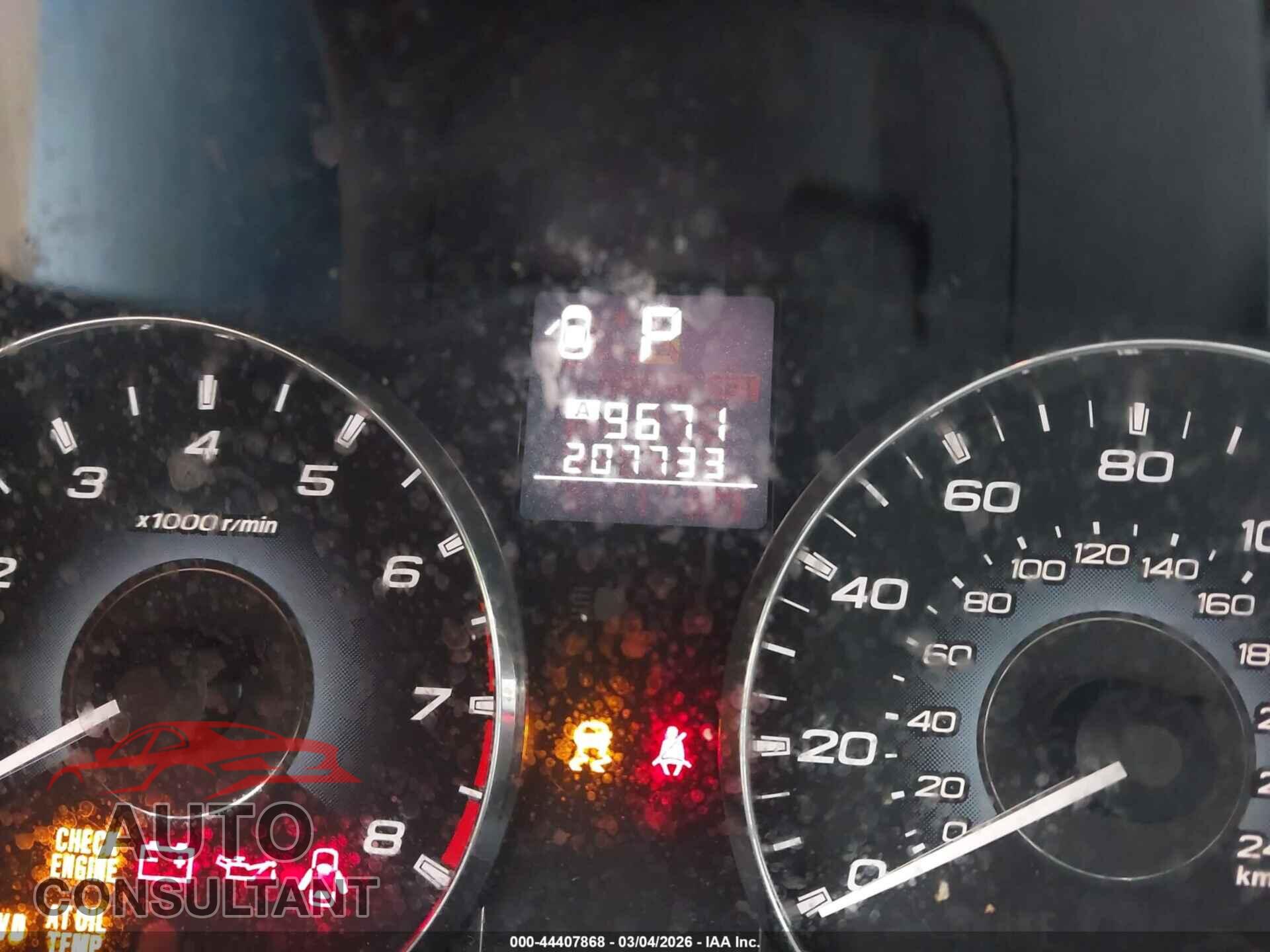 SUBARU OUTBACK 2011 - 4S4BRBKC2B3433656