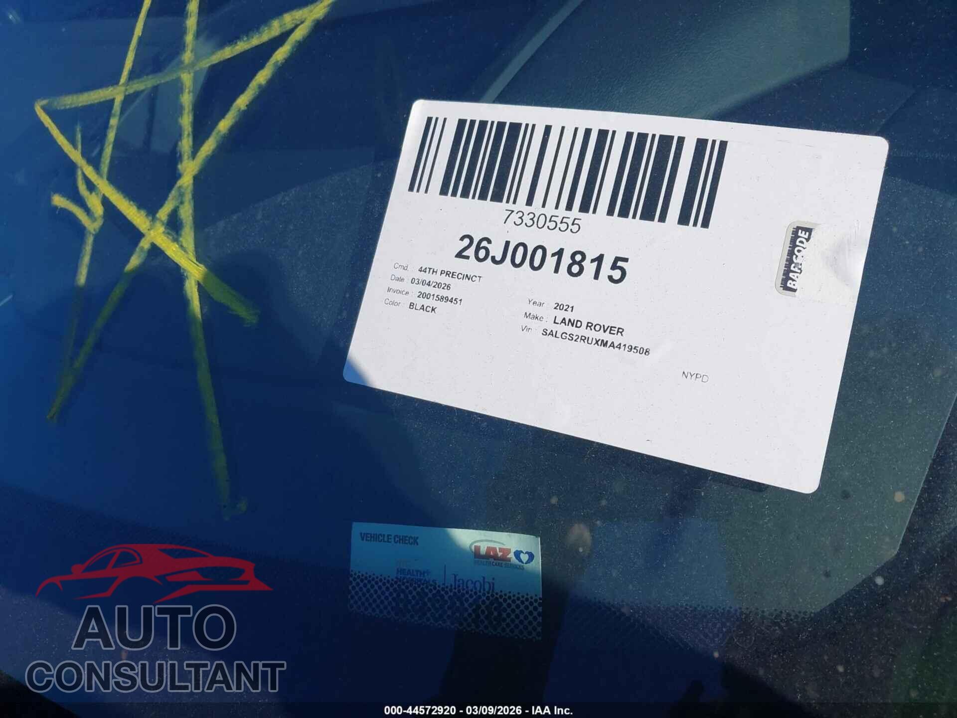 LAND ROVER RANGE ROVER 2021 - SALGS2RUXMA419508