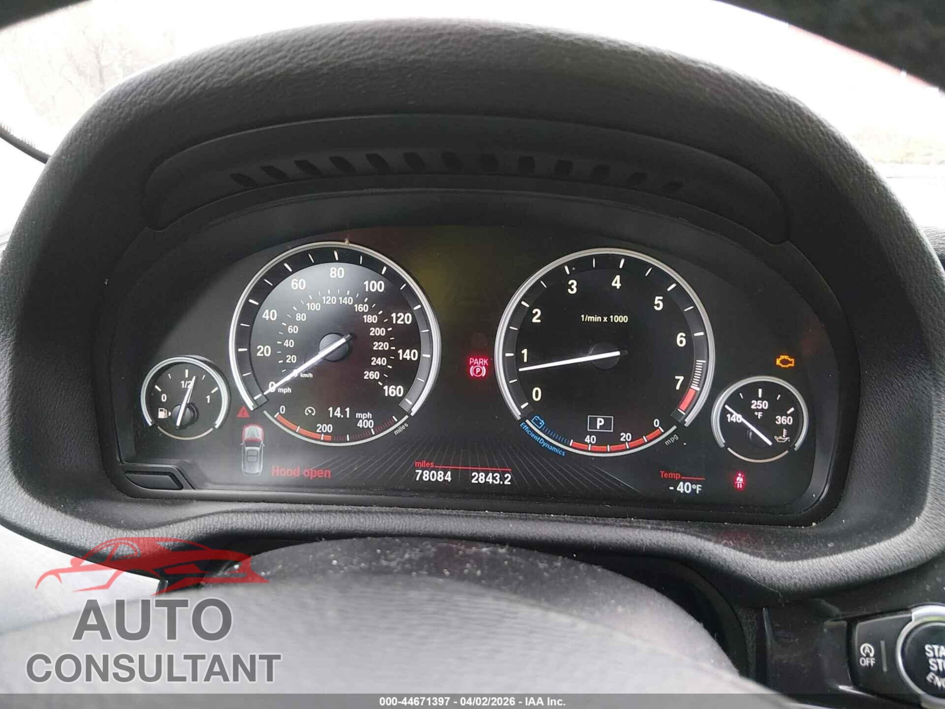 BMW X3 2014 - 5UXWX9C55E0D29366