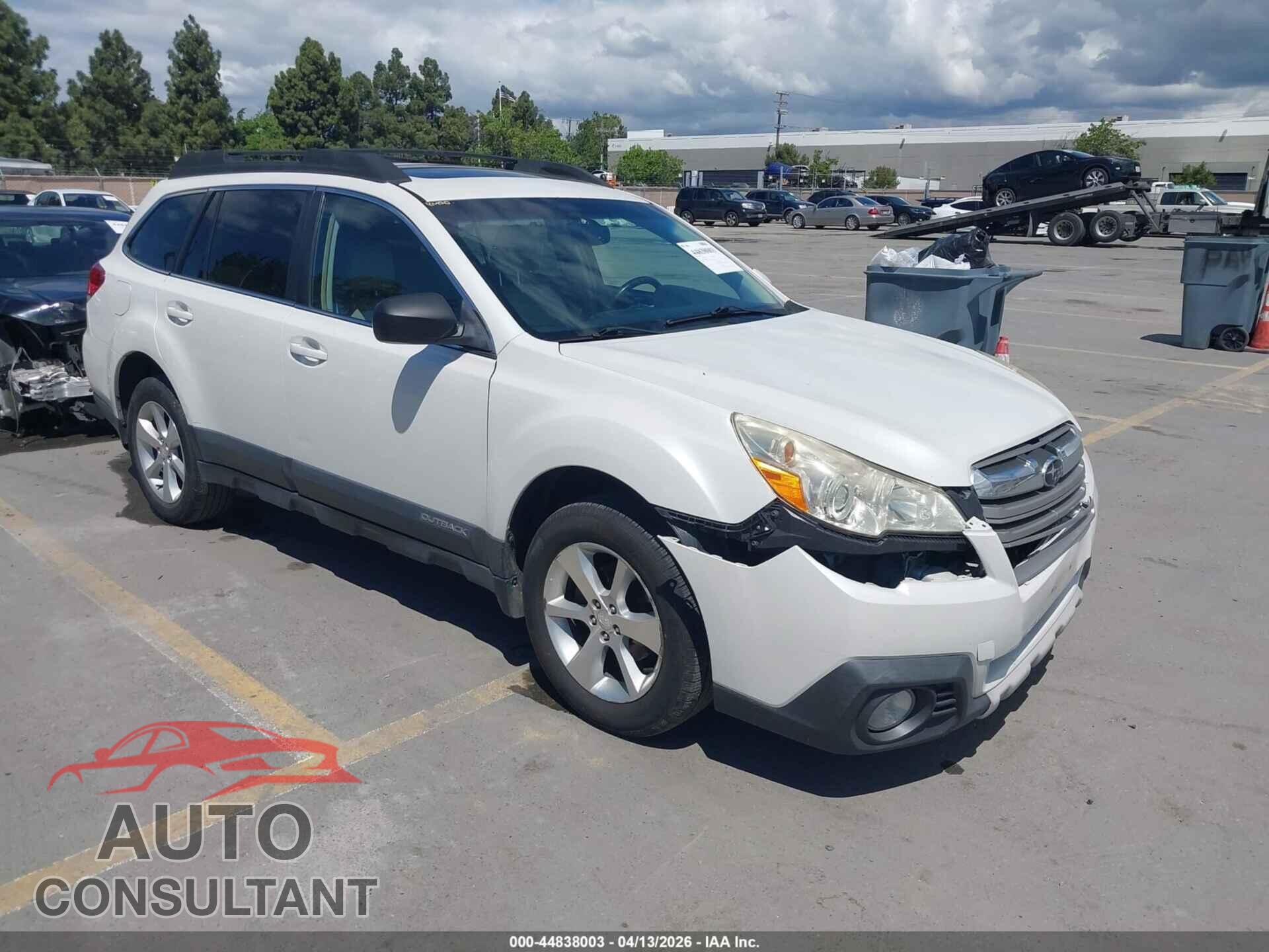 SUBARU OUTBACK 2013 - 4S4BRBLC3D3311759
