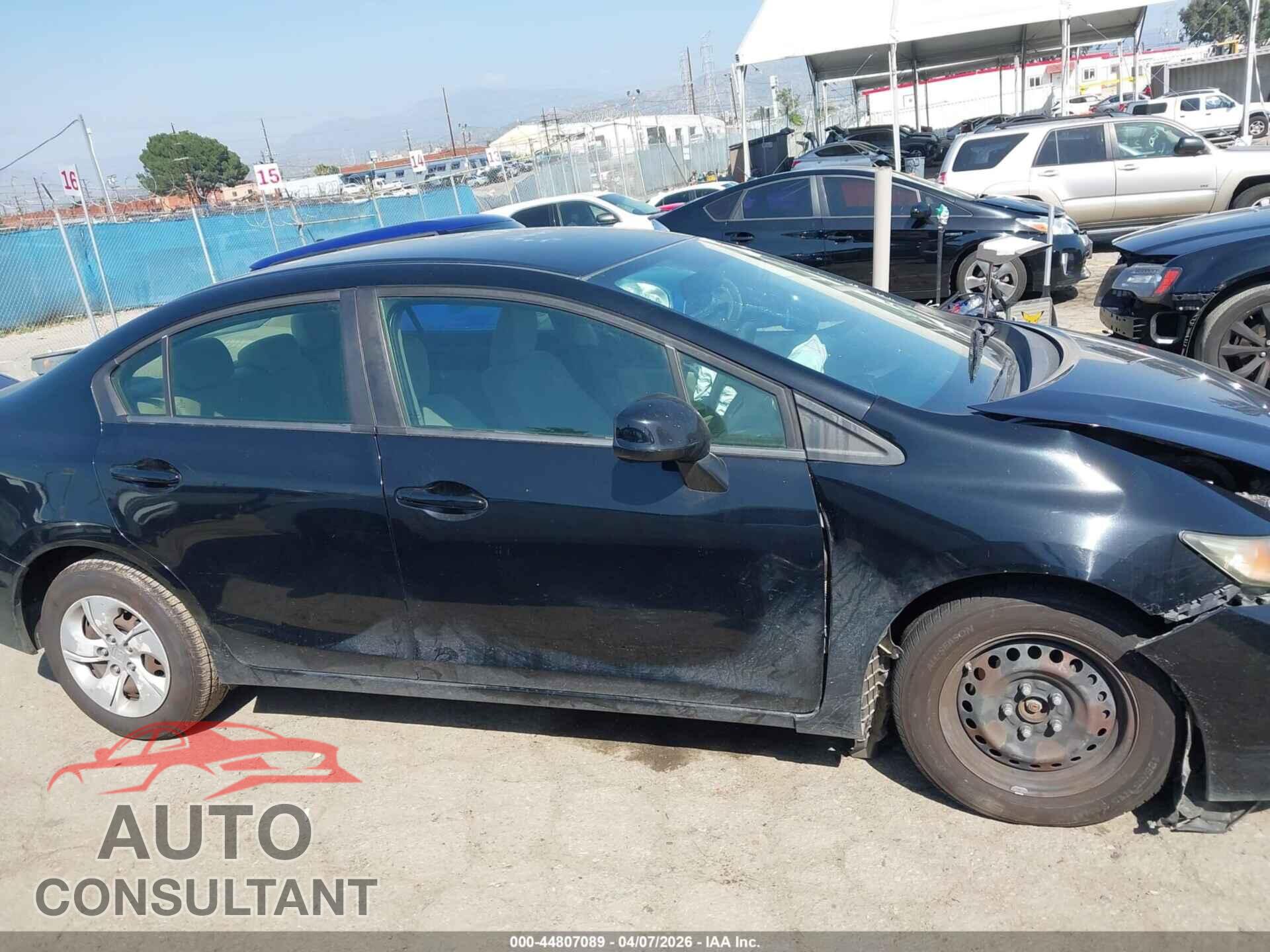 HONDA CIVIC 2013 - 19XFB2F5XDE031417