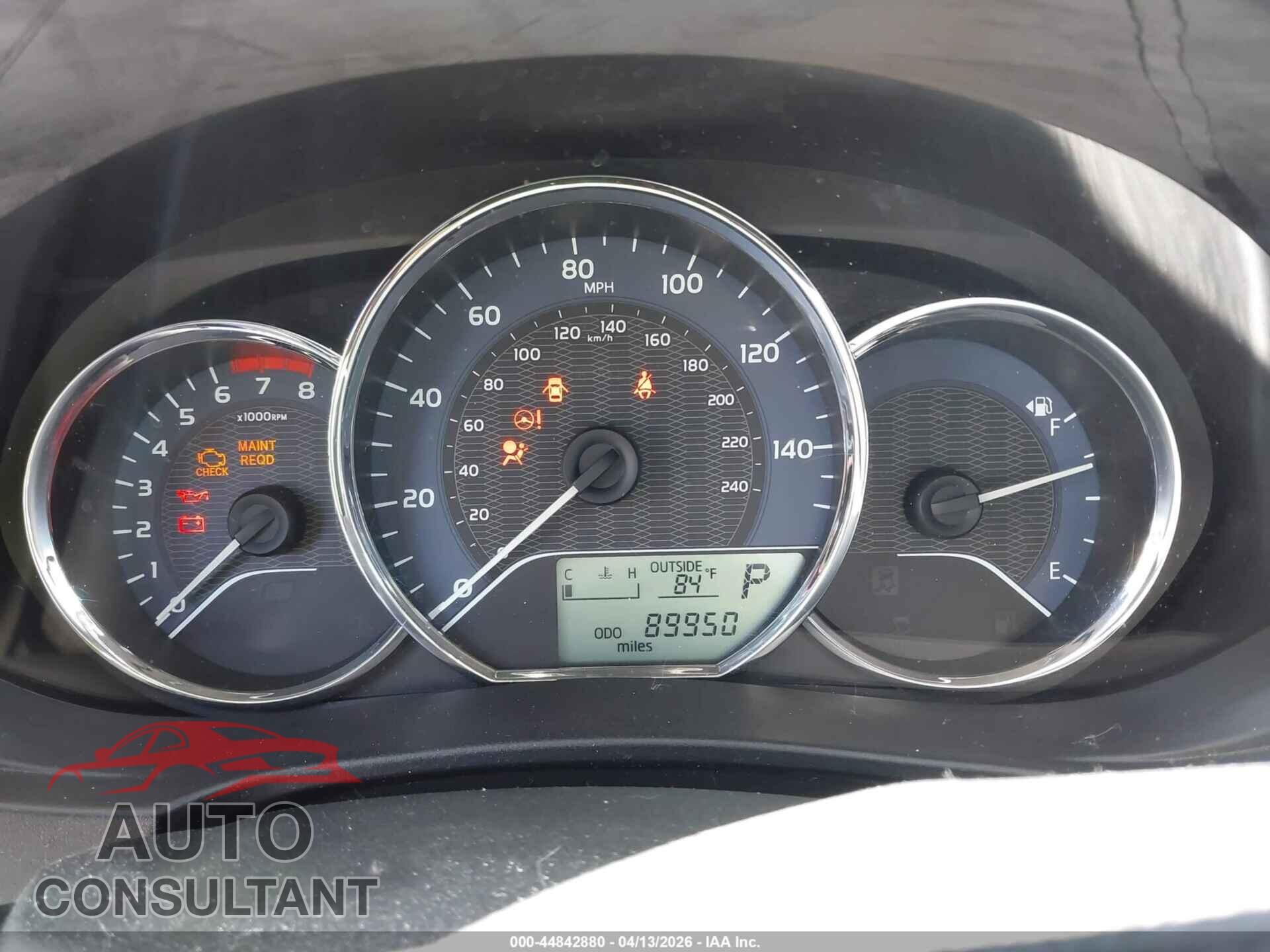 TOYOTA COROLLA 2014 - 5YFBURHE2EP008339