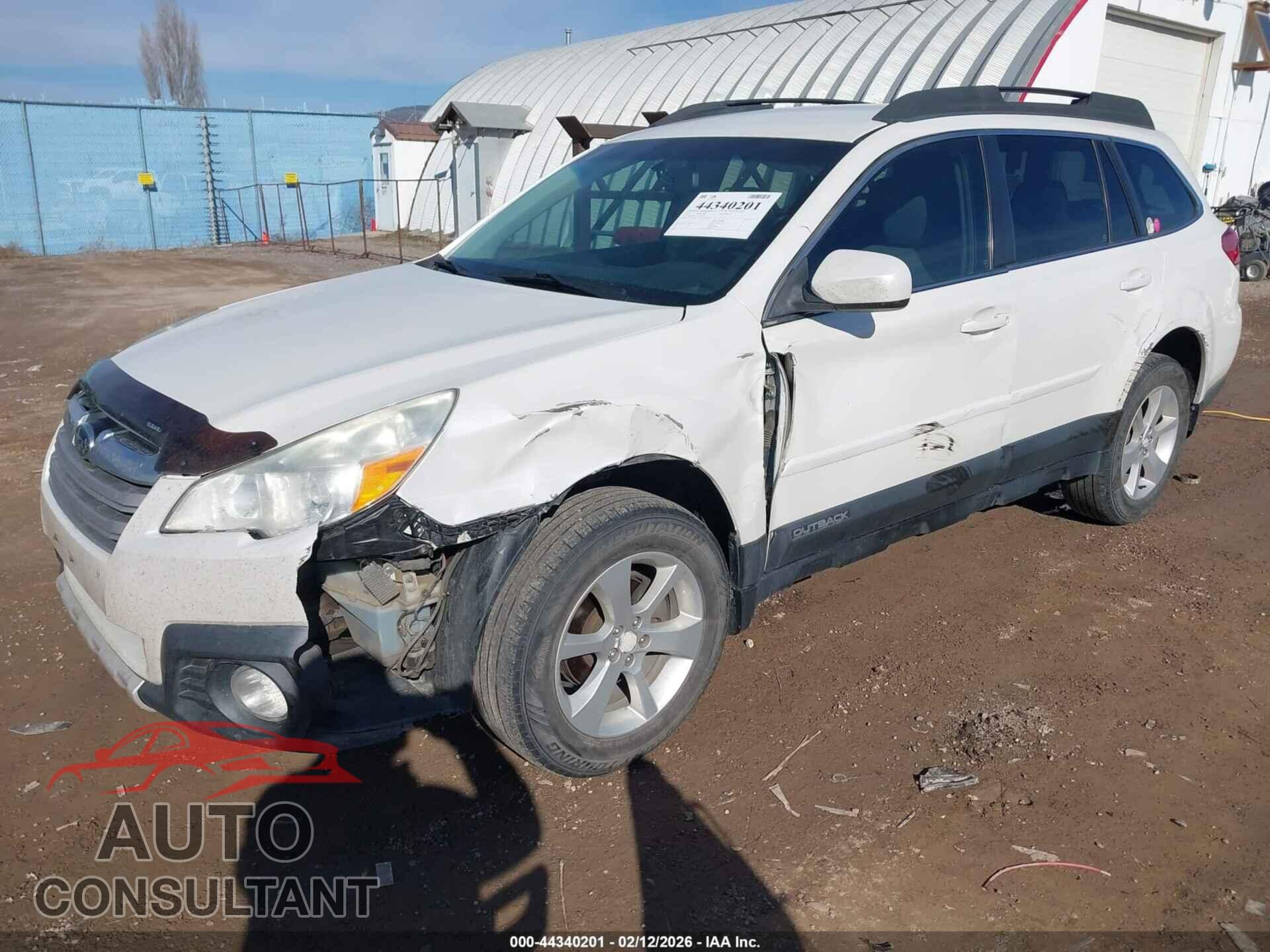 SUBARU OUTBACK 2013 - 4S4BRBCC3D3282361